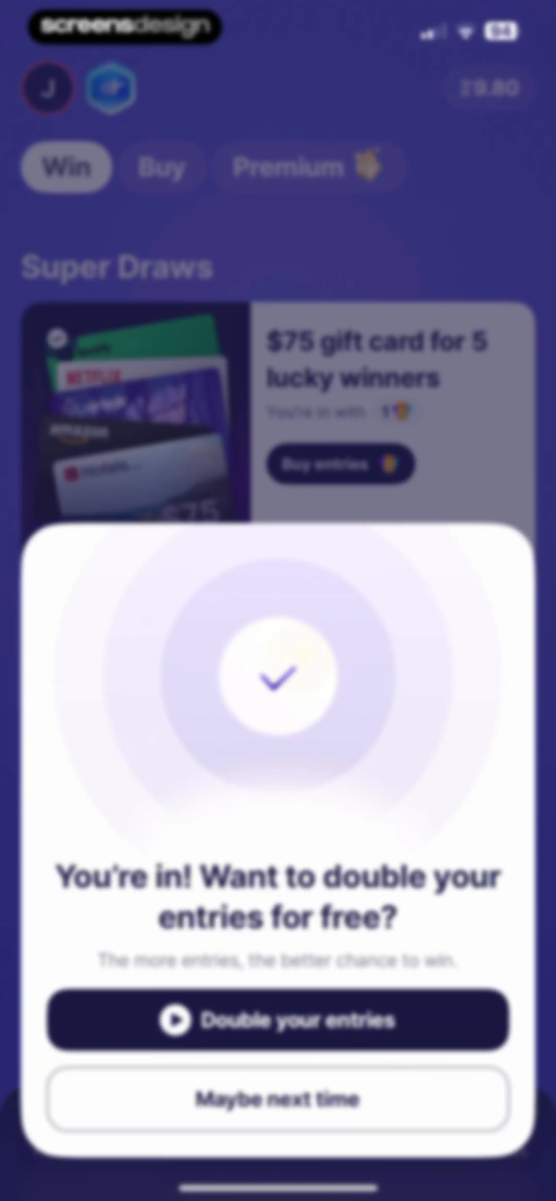 Sweatcoin Walking Step Counter screen 76