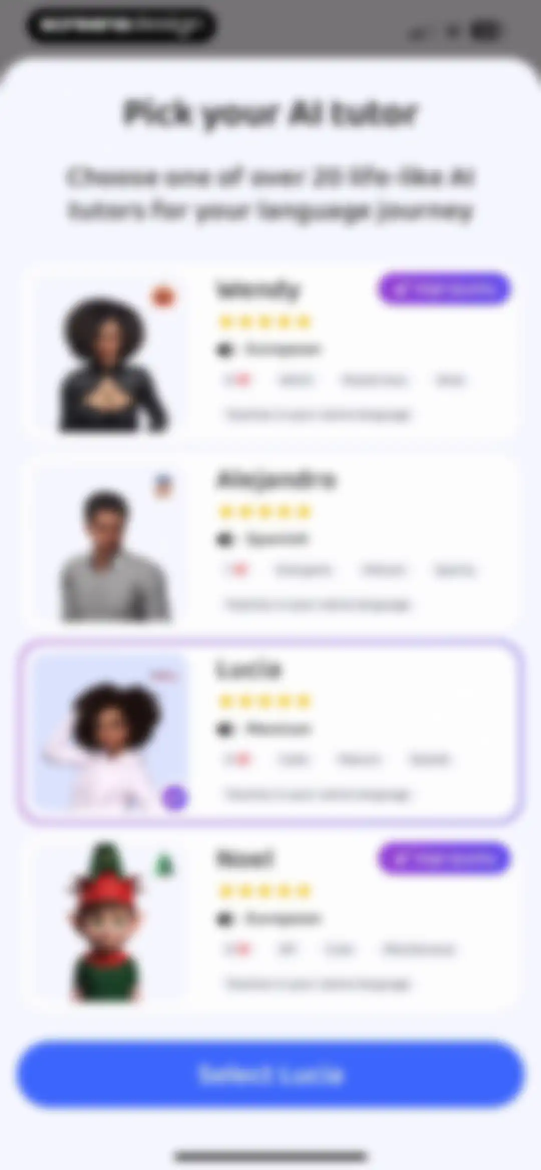 Praktika – AI Language Tutor screen 55