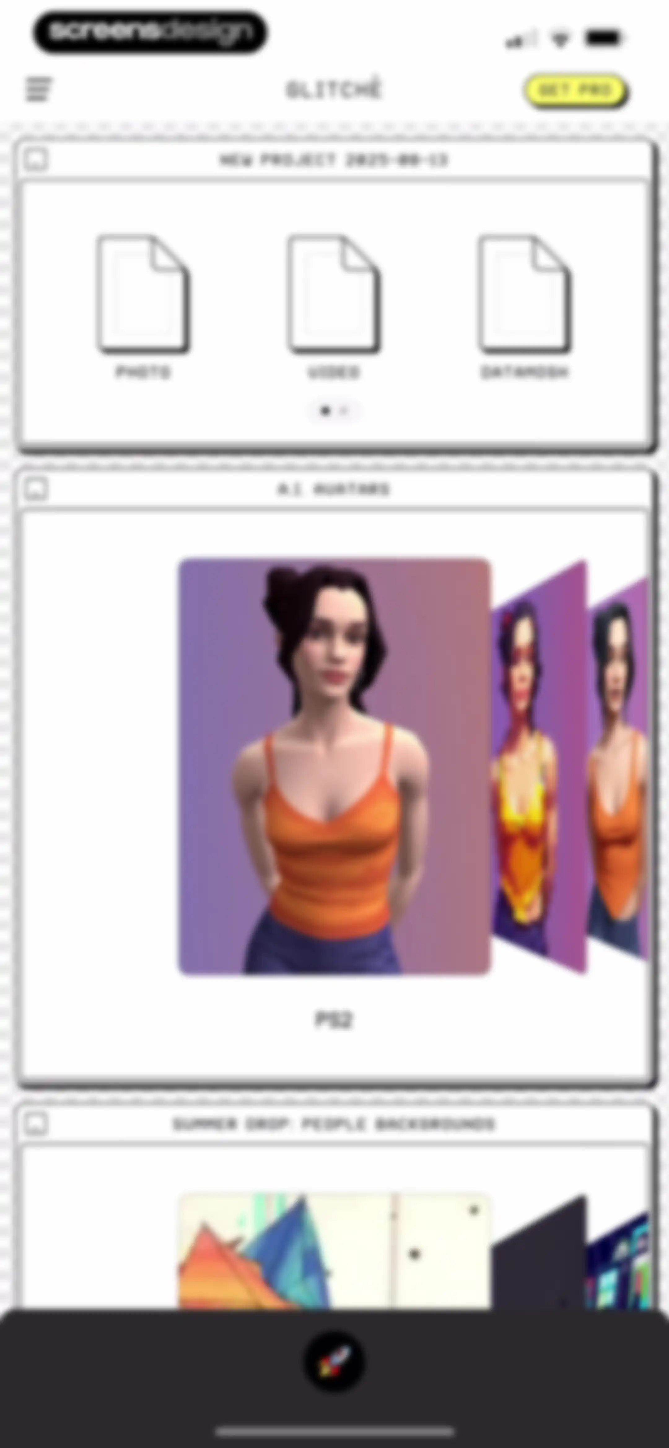 Glitché: Photo & Video Editor screen 1