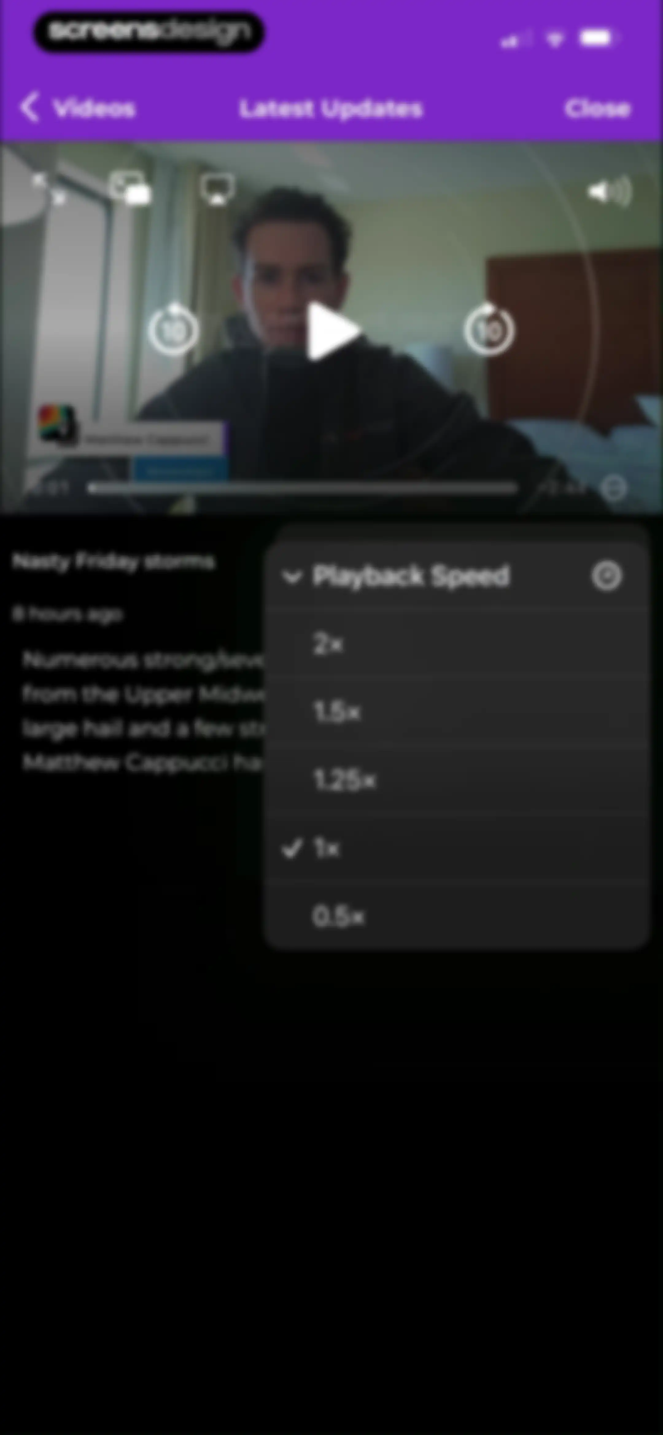 MyRadar Accurate Weather Radar screen 69