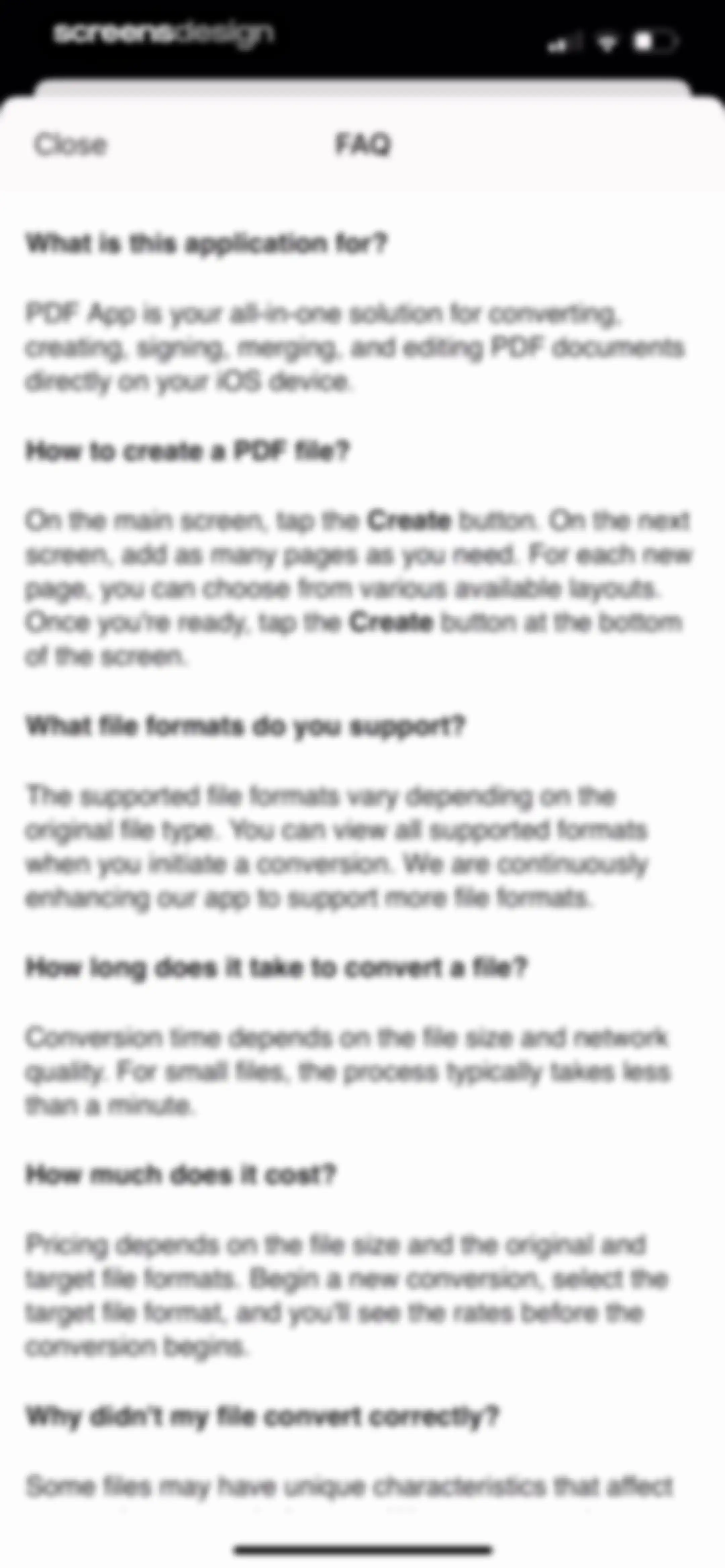 PDF App: Convert, Create, Sign screen 60