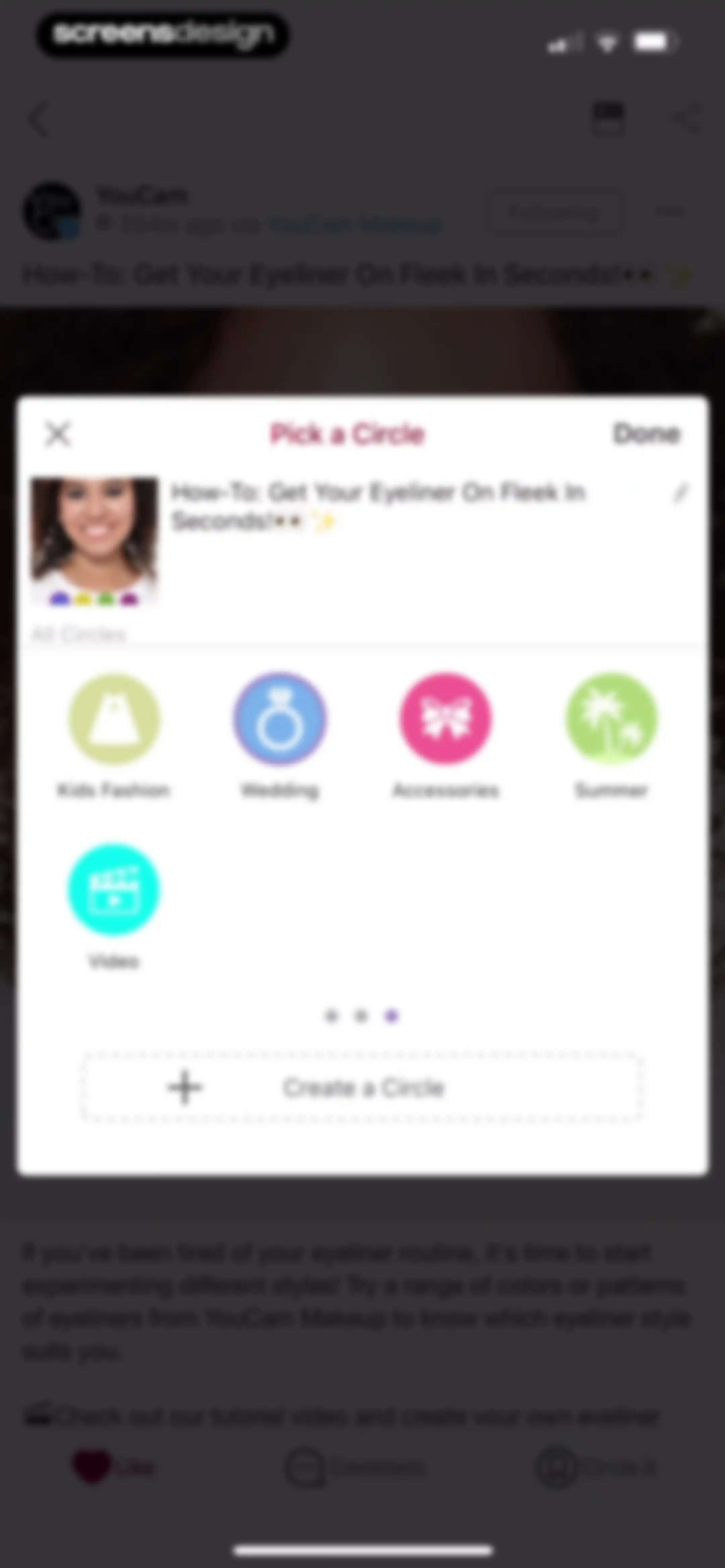 YouCam Makeup: Face Editor screen 69