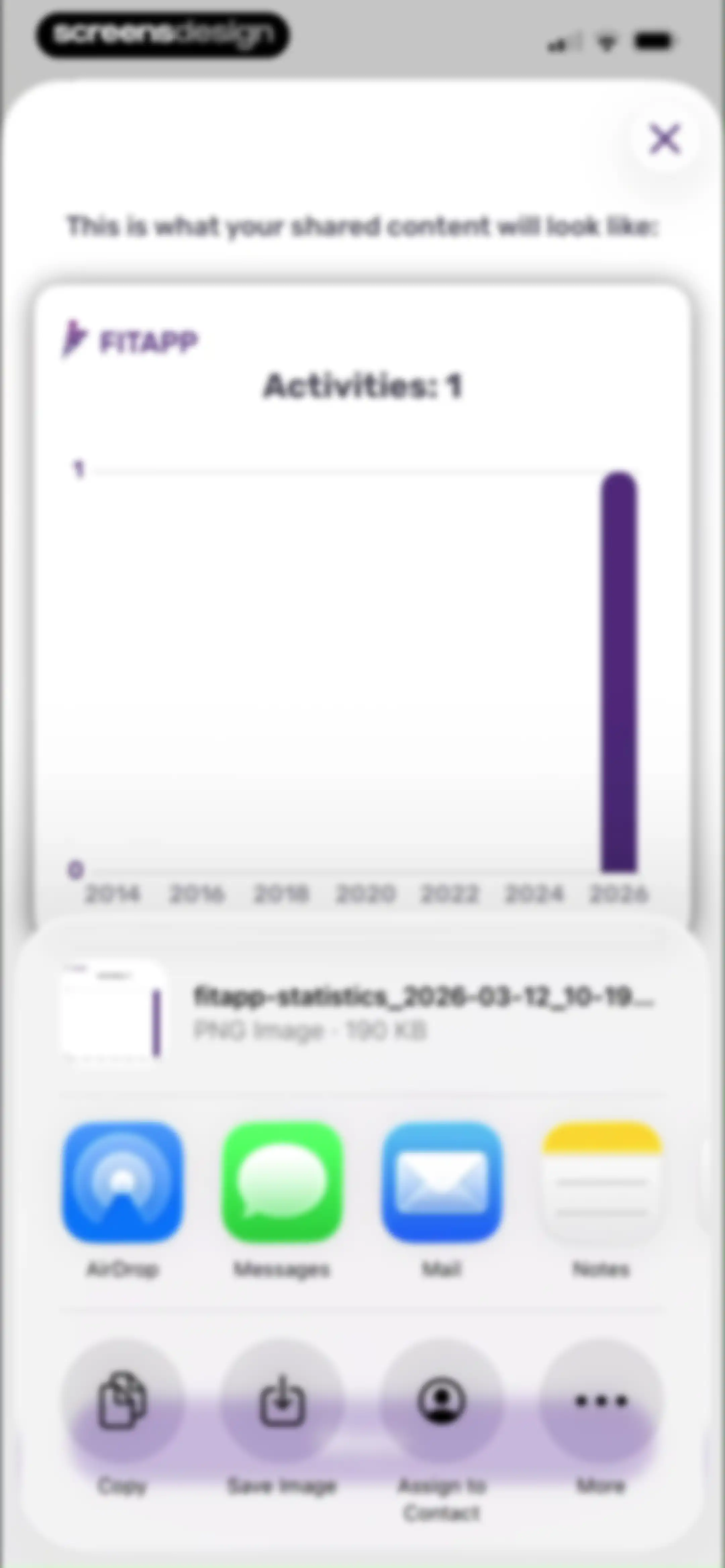 Running Tracker App – FITAPP screen 133