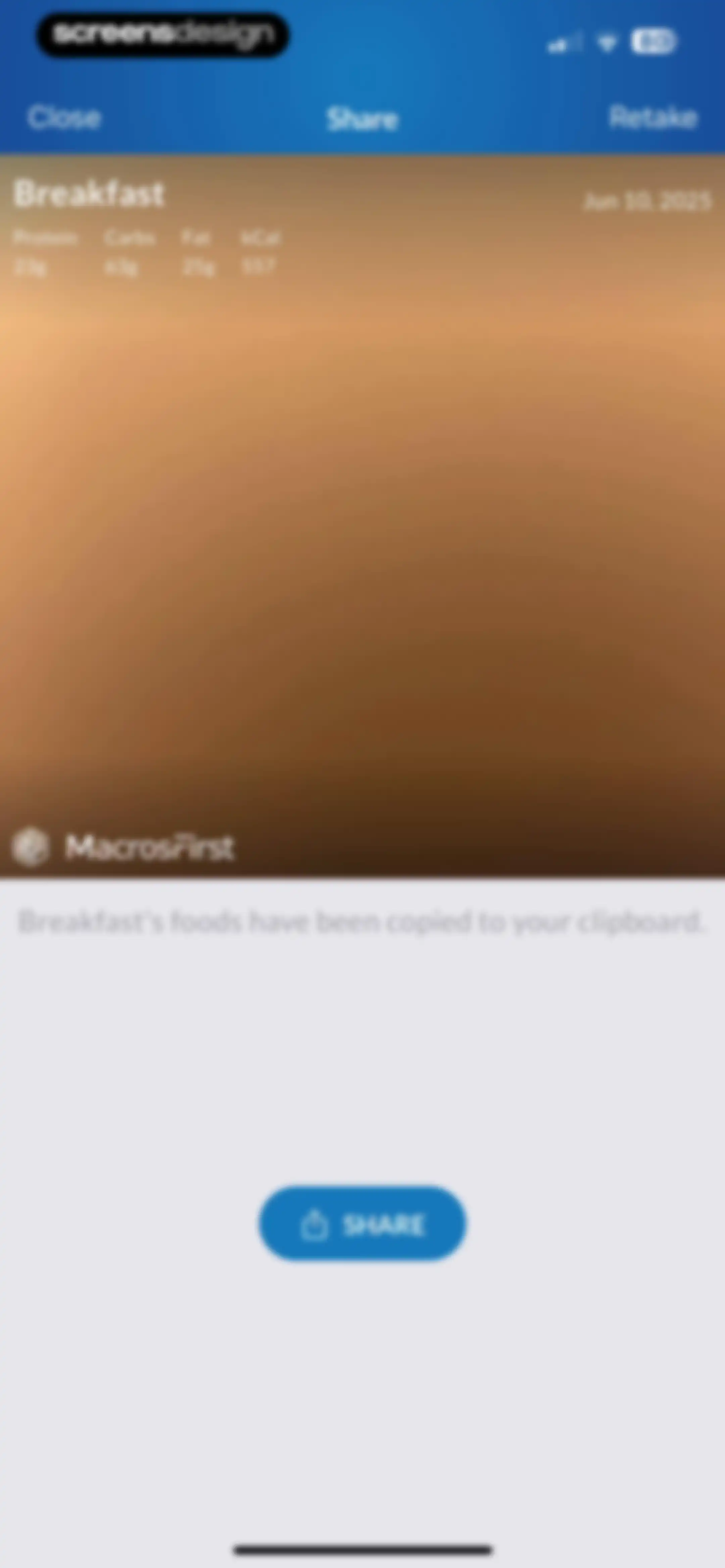 MacrosFirst - Macro Tracker screen 91