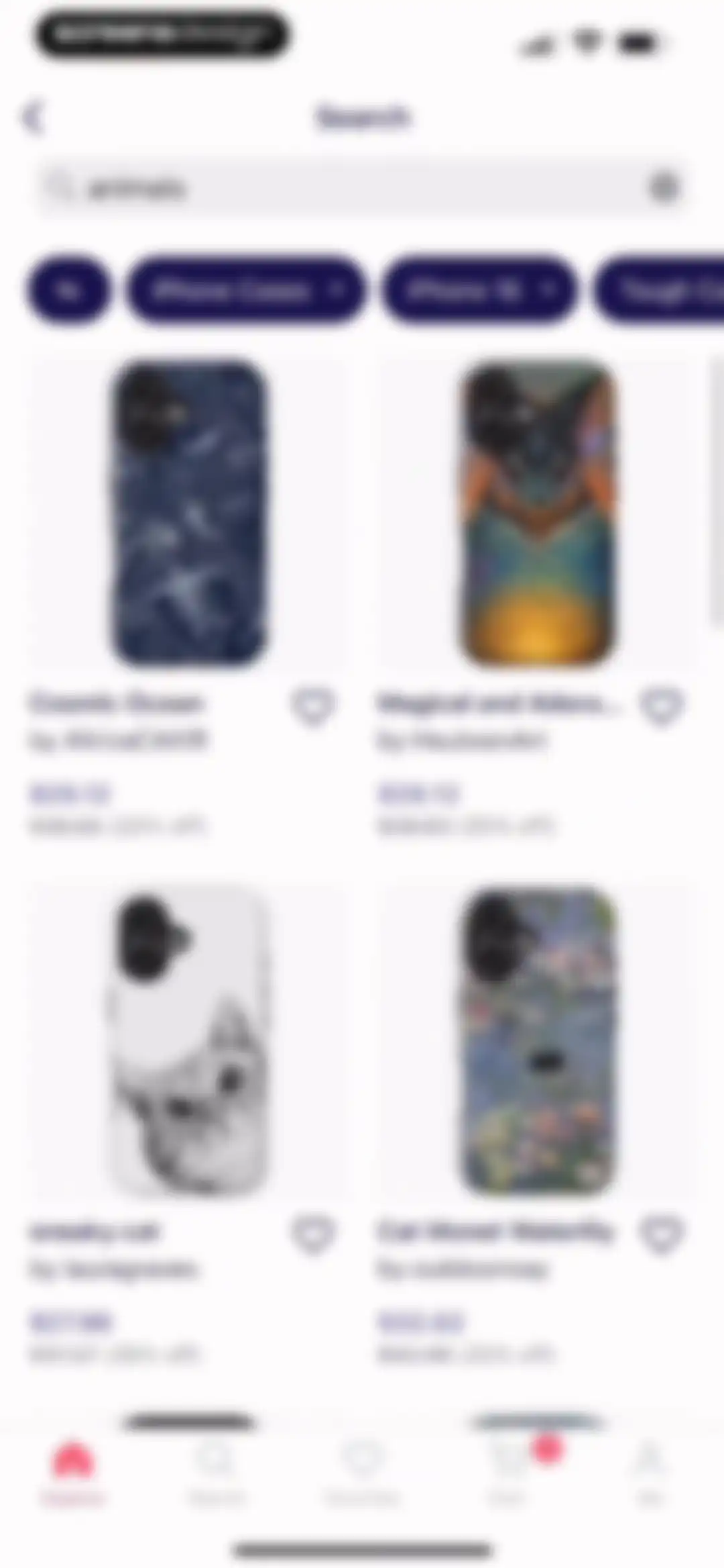 Redbubble - Shop original art screen 47