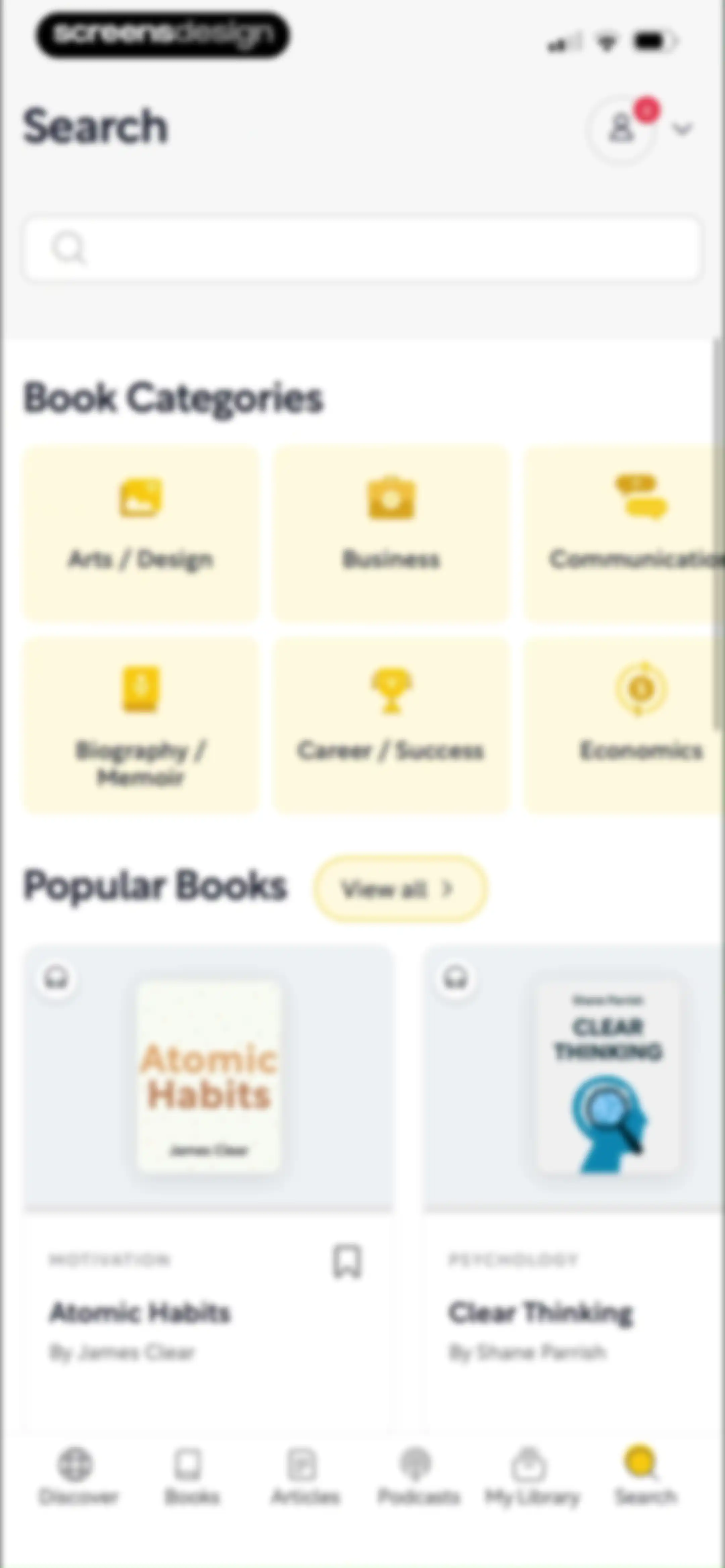 Shortform Daily Book Summaries screen 137