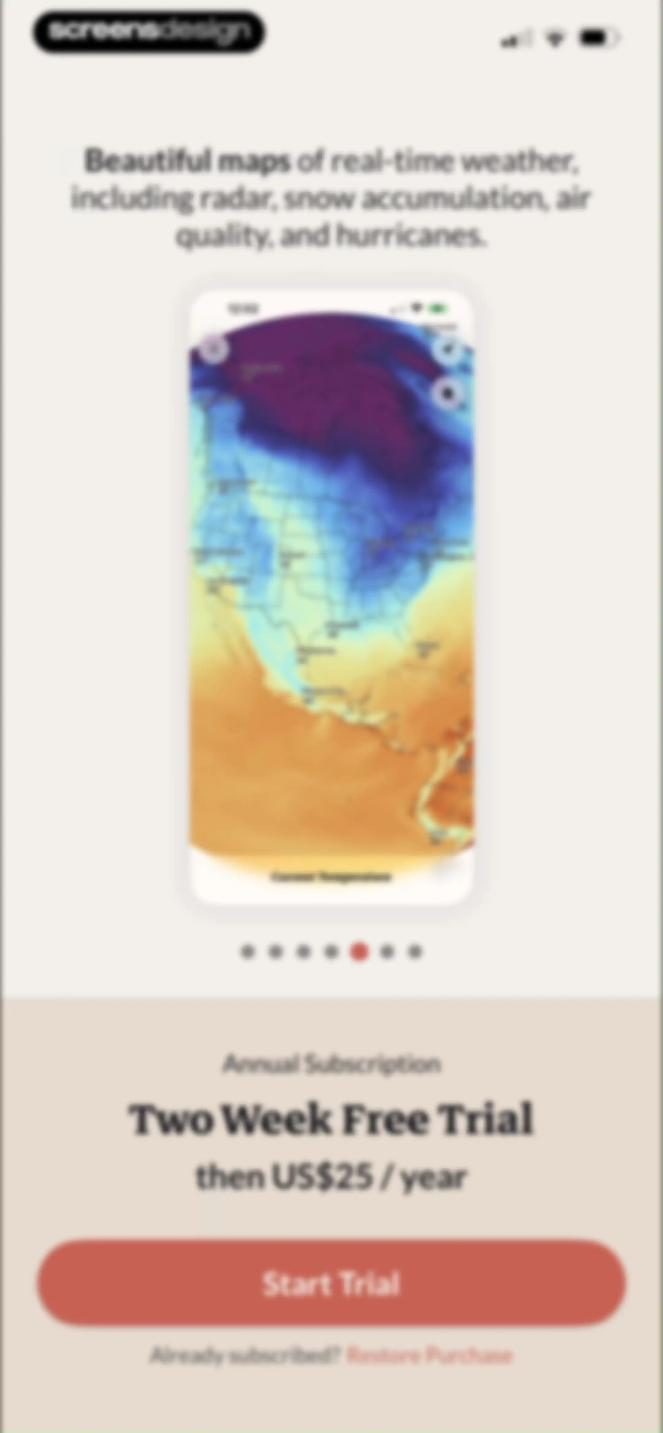 Acme Weather screen 5