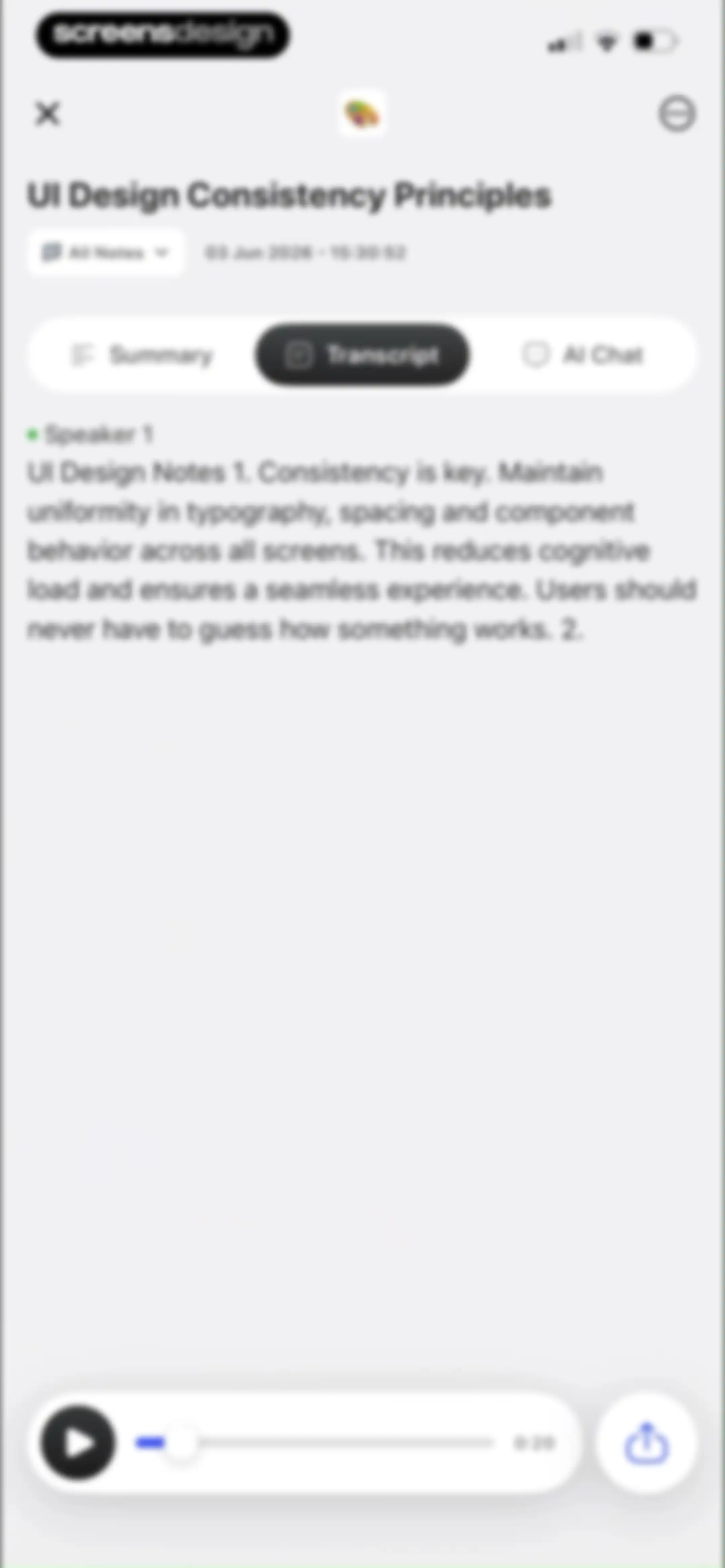 Notee: AI Note Taker screen 39