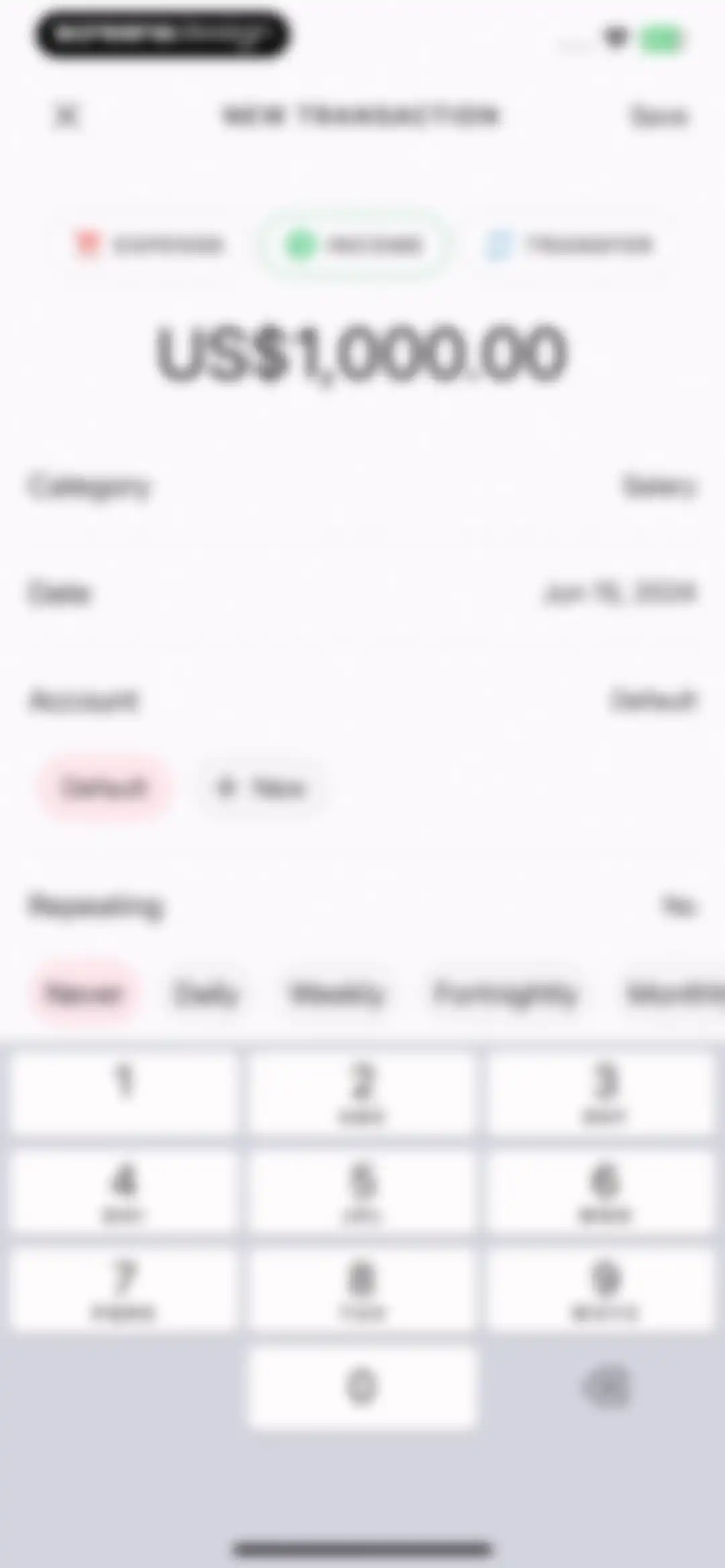 Budget Planner App - Fleur screen 8