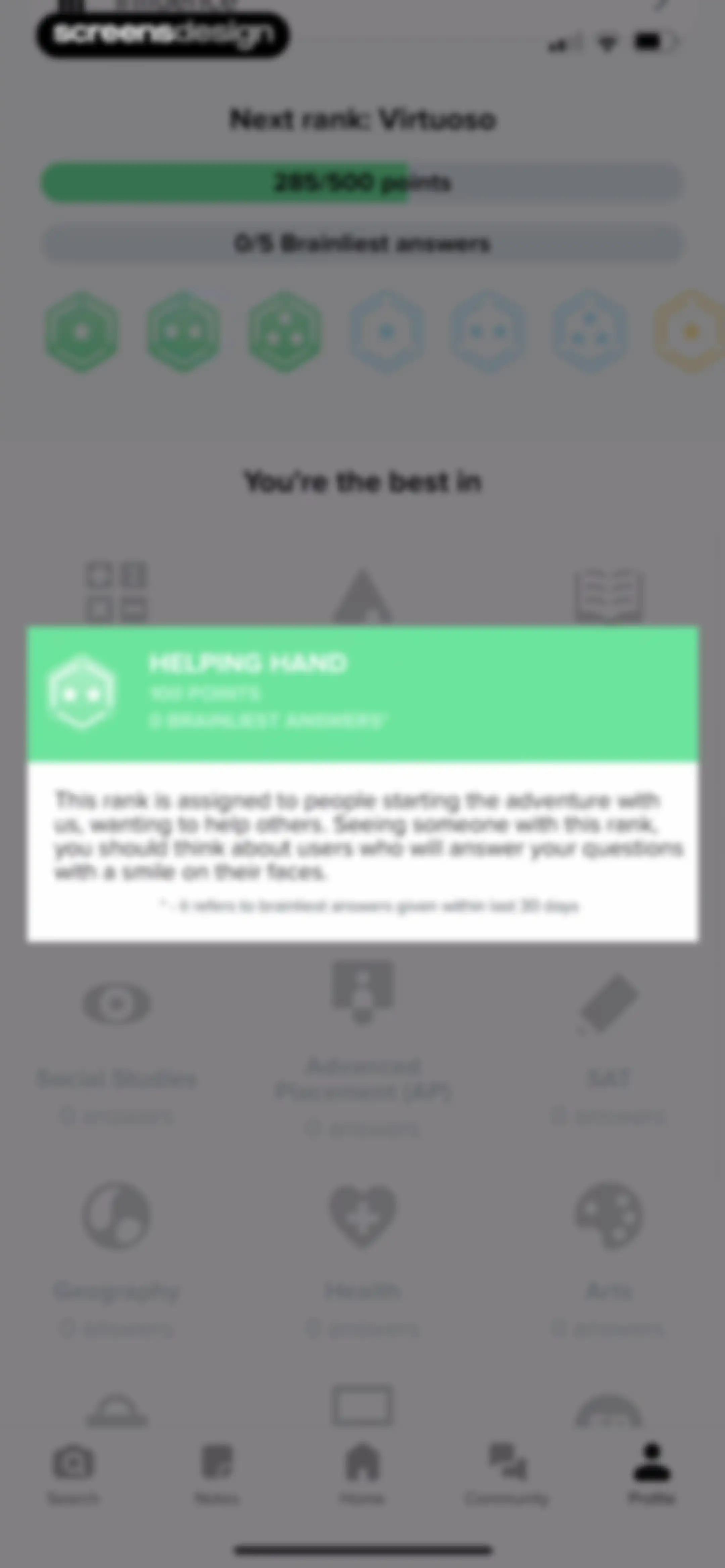 Brainly: Your Personal Tutor screen 157