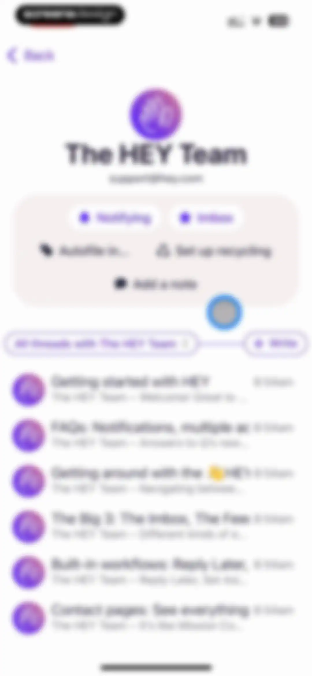 HEY Email screen 15