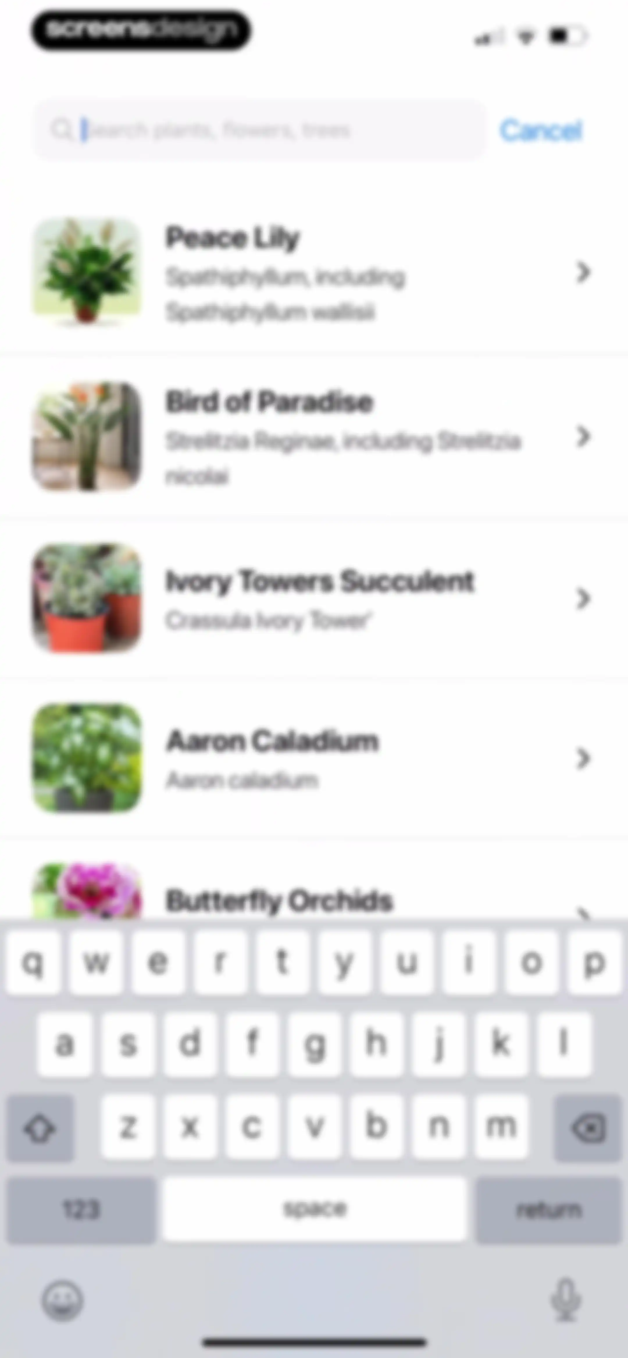 Plant App: Plant Identifier screen 123