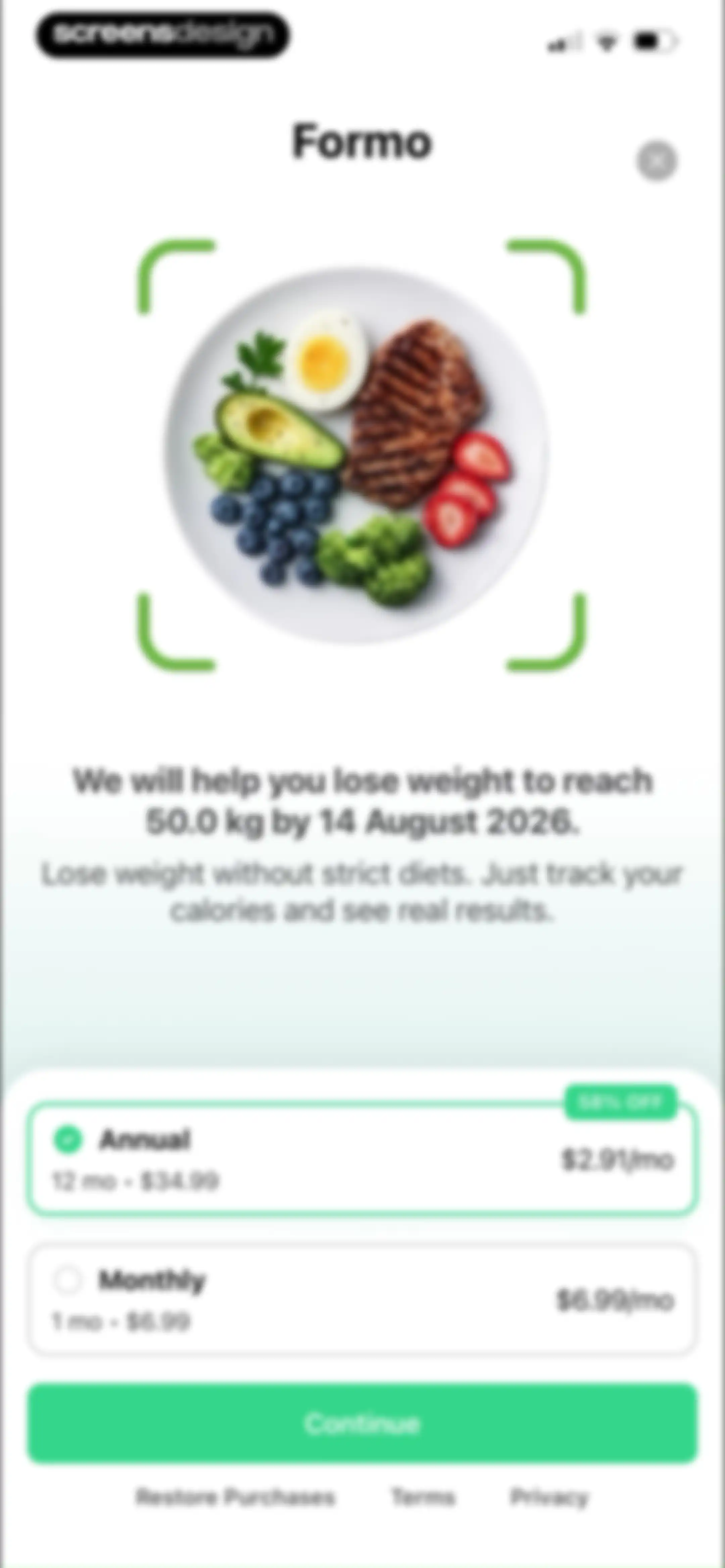 Formo - Calorie Counter screen 24