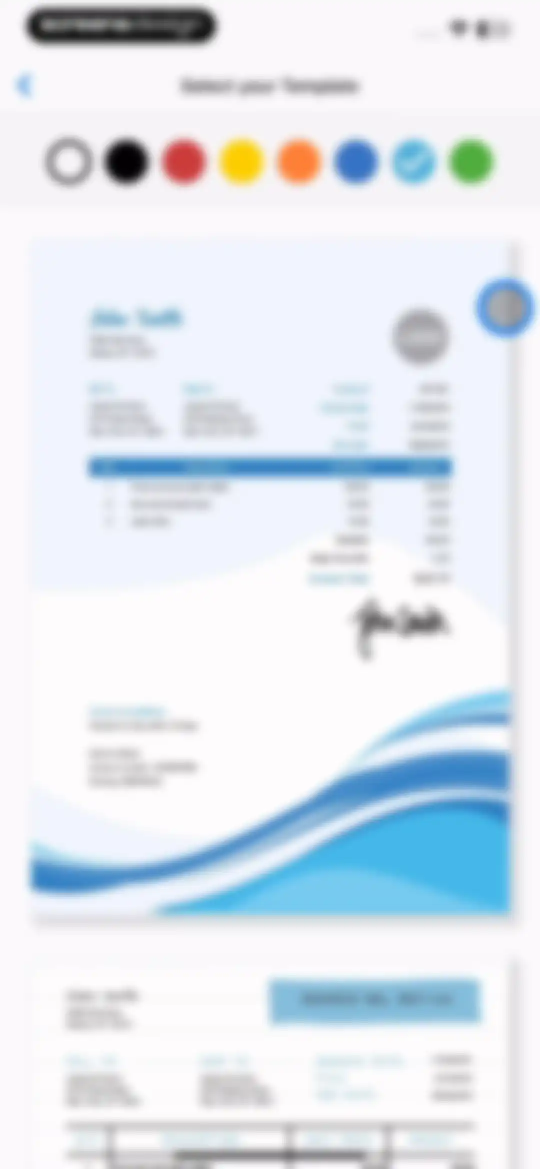 Invoice Maker by Invoice Home screen 5