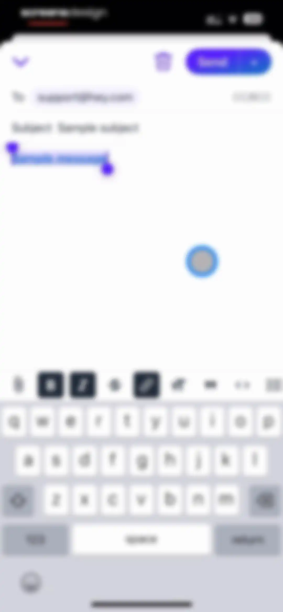 HEY Email screen 36