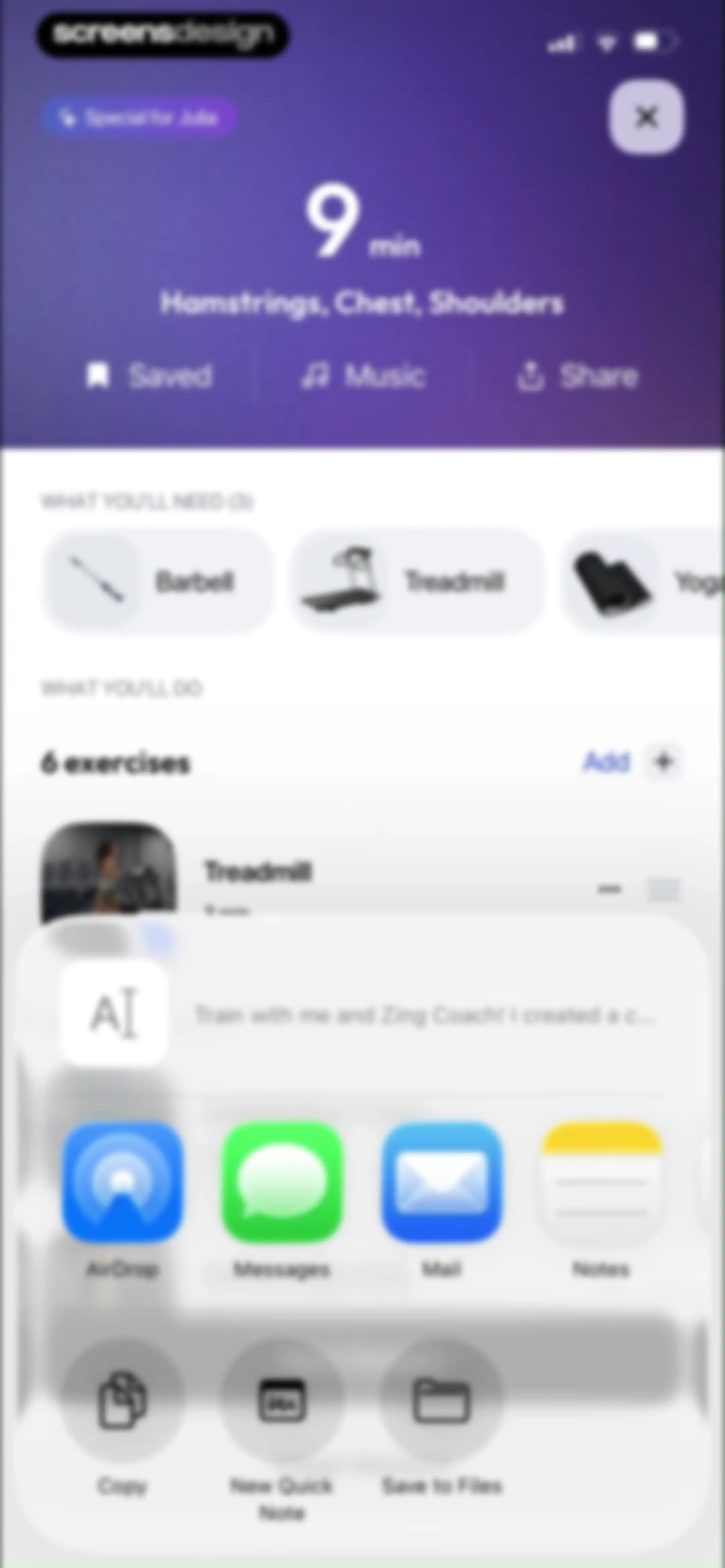 Zing AI: Home & Gym Workouts screen 68