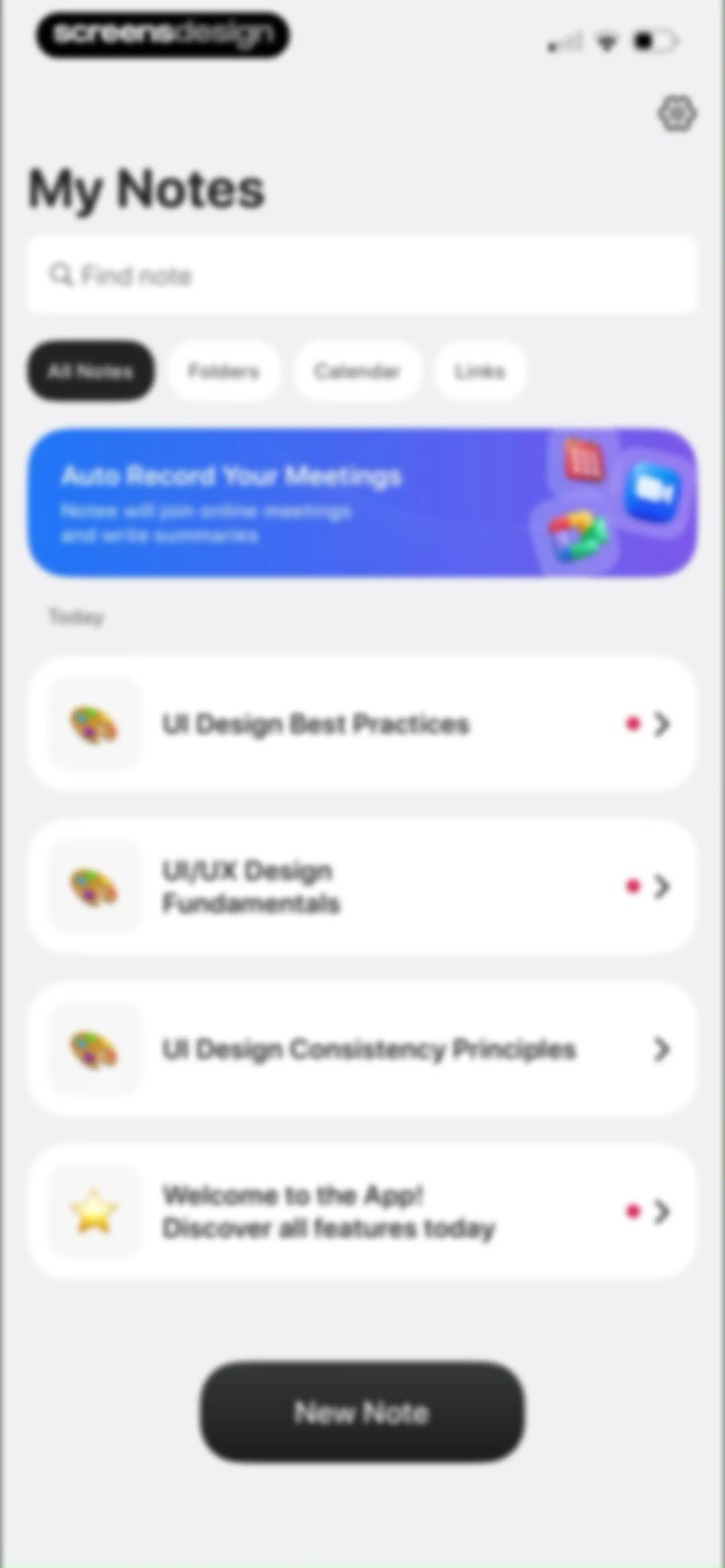 Notee: AI Note Taker screen 76