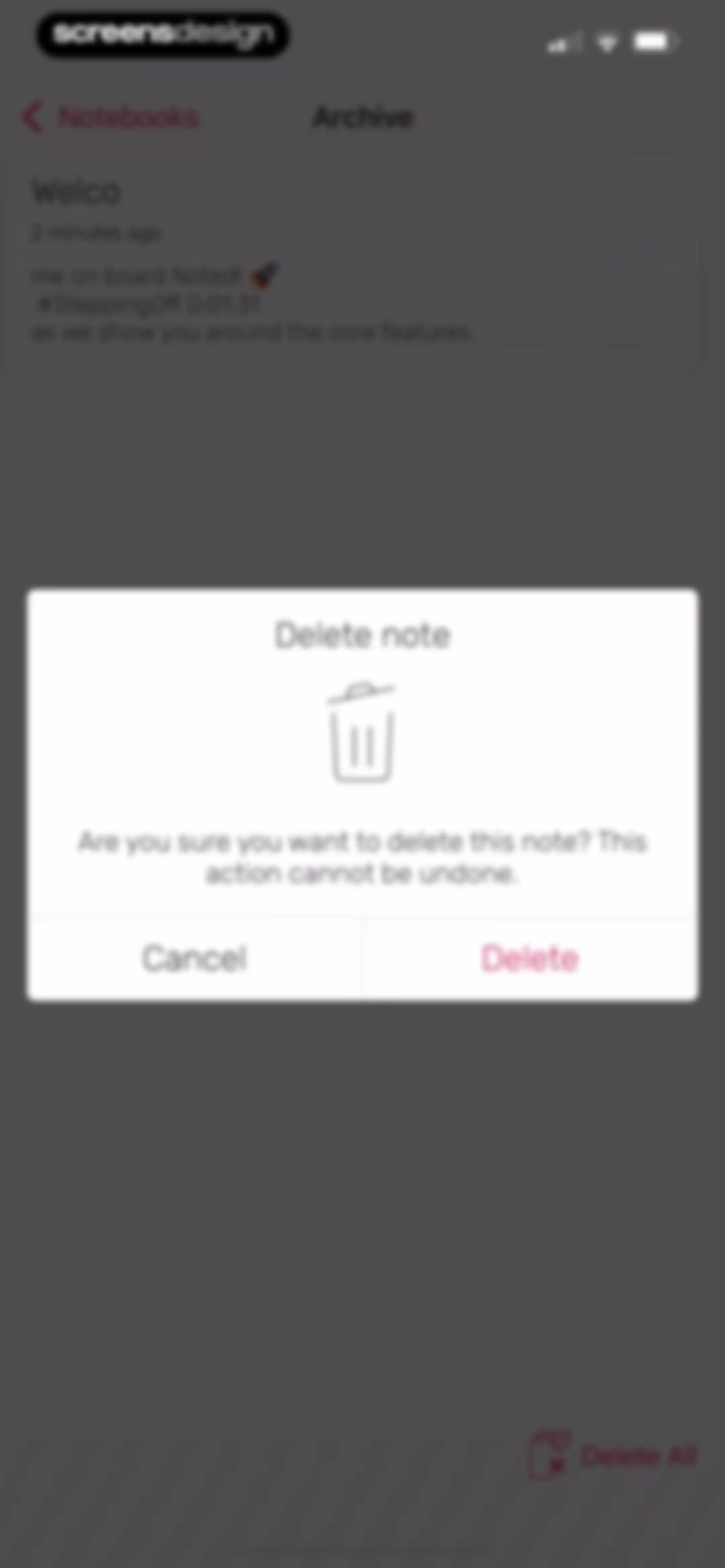 Noted: Record & AI Transcribe screen 95