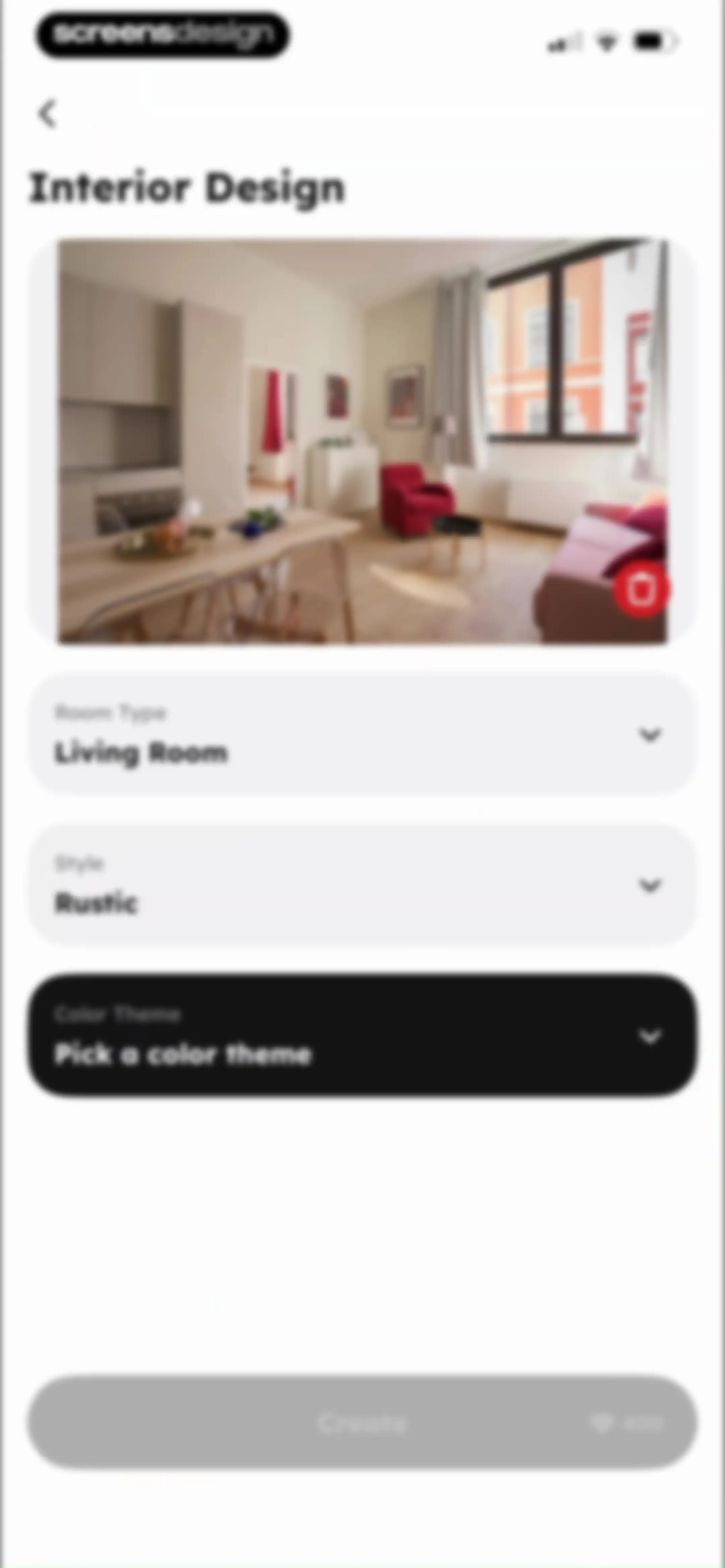 House AI: AI Room Design, Home screen 21