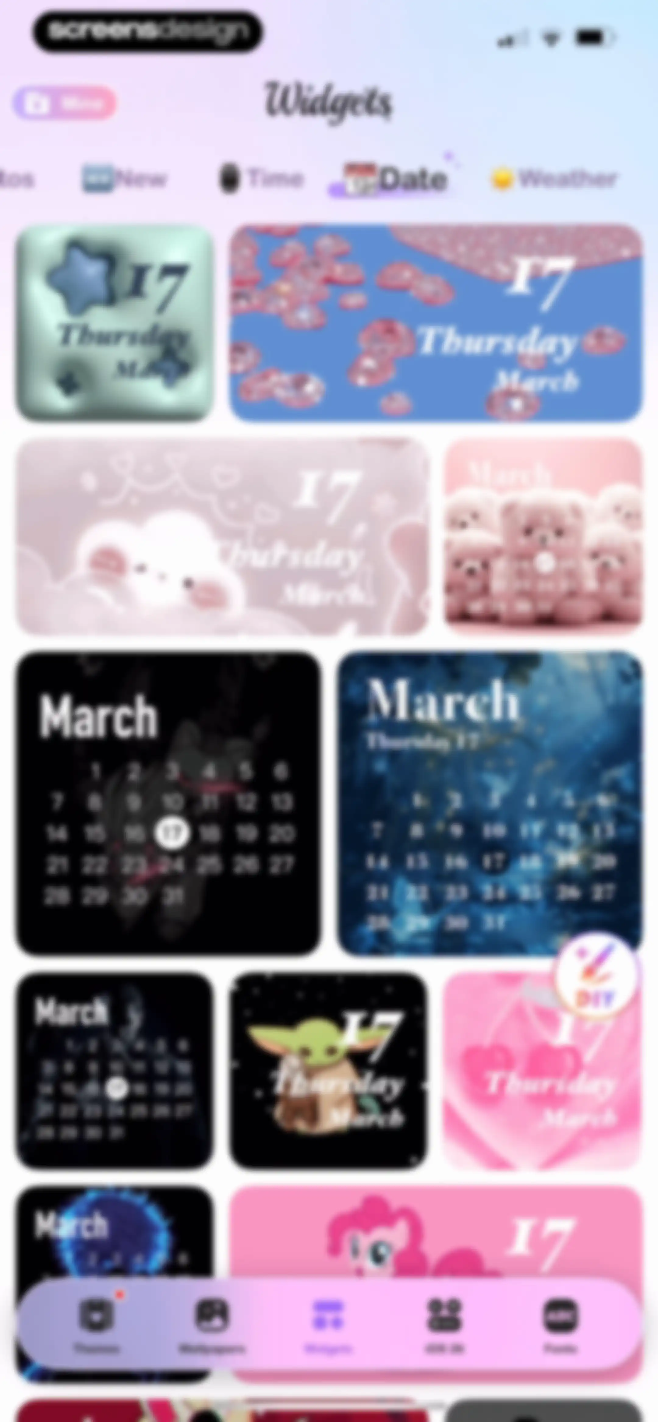 Cool Themes & Fonts: Cute Text screen 136