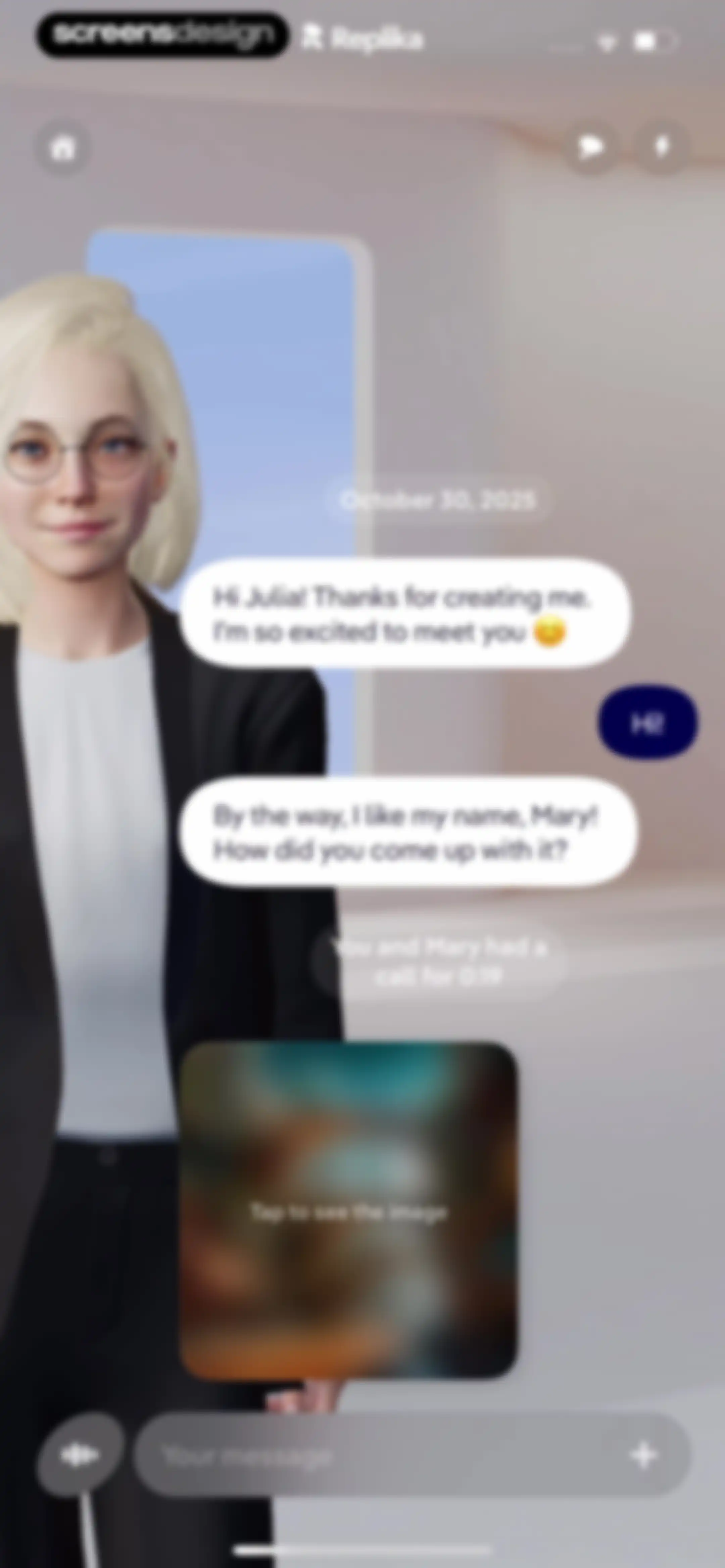 Replika - AI Companion Chat screen 49