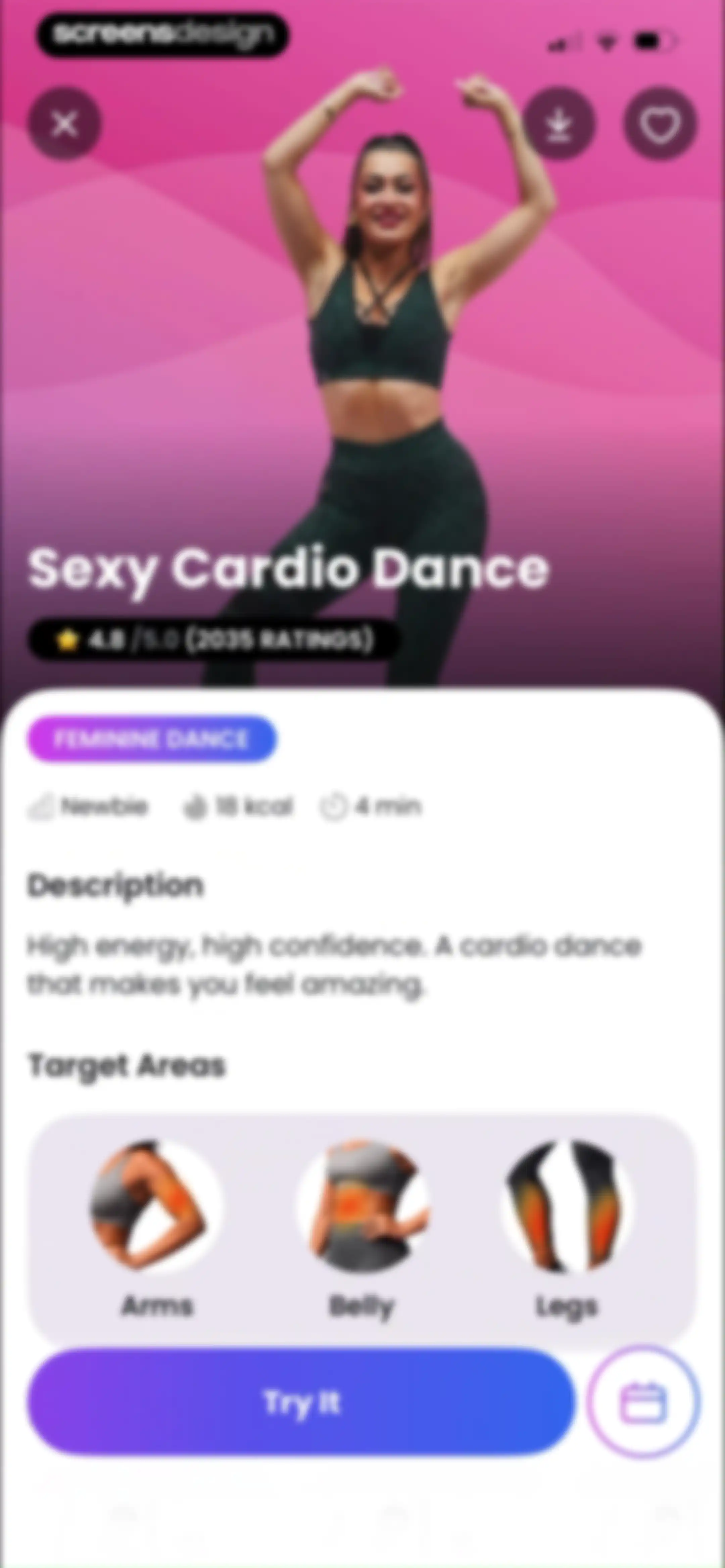 Dancebit: Home Dance Workouts screen 56