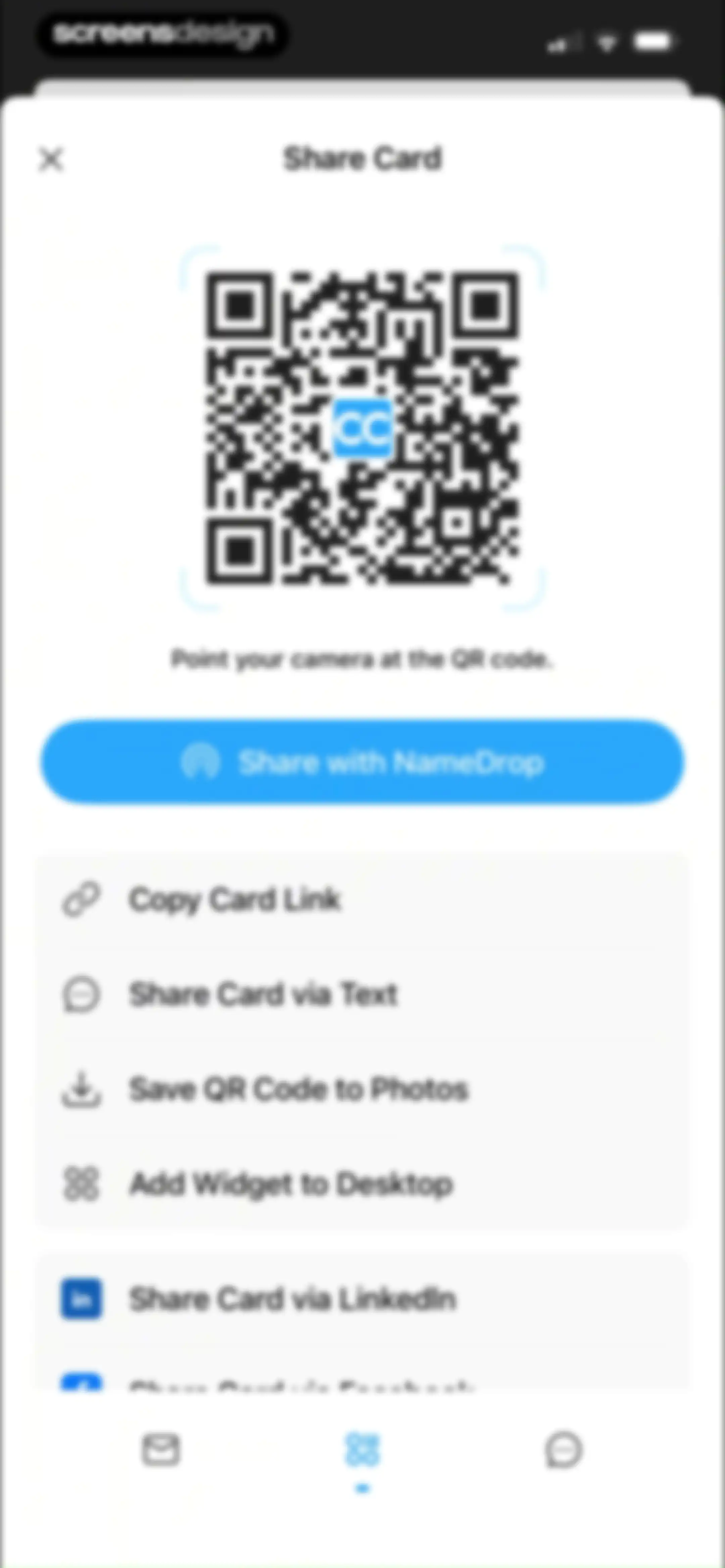 CamCard AI Business Assistant screen 40