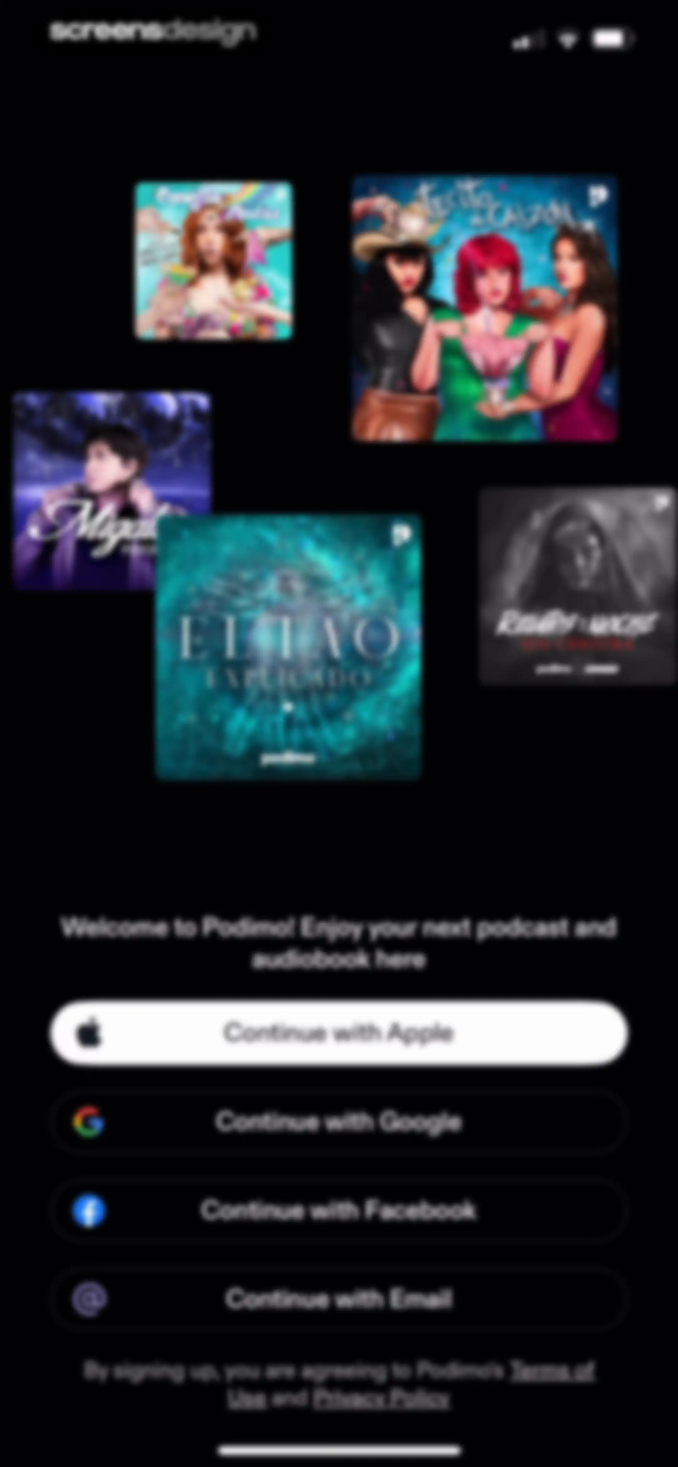 Podimo: Podcasts & audiobooks screen 2