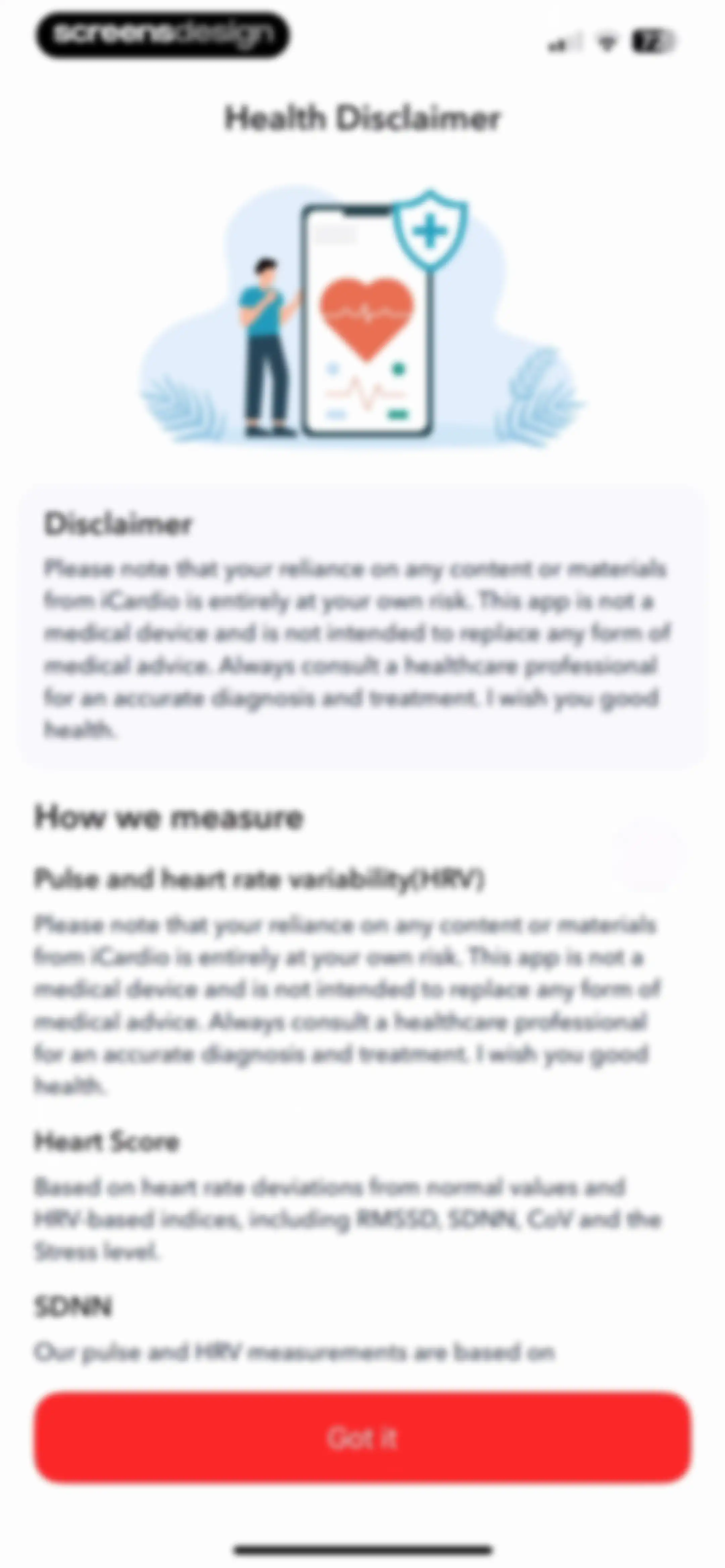 iCardio - Heart Rate Tracker screen 27