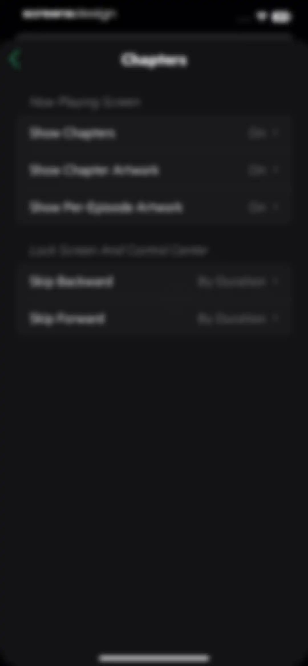 Castro: Podcast App & Player screen 99