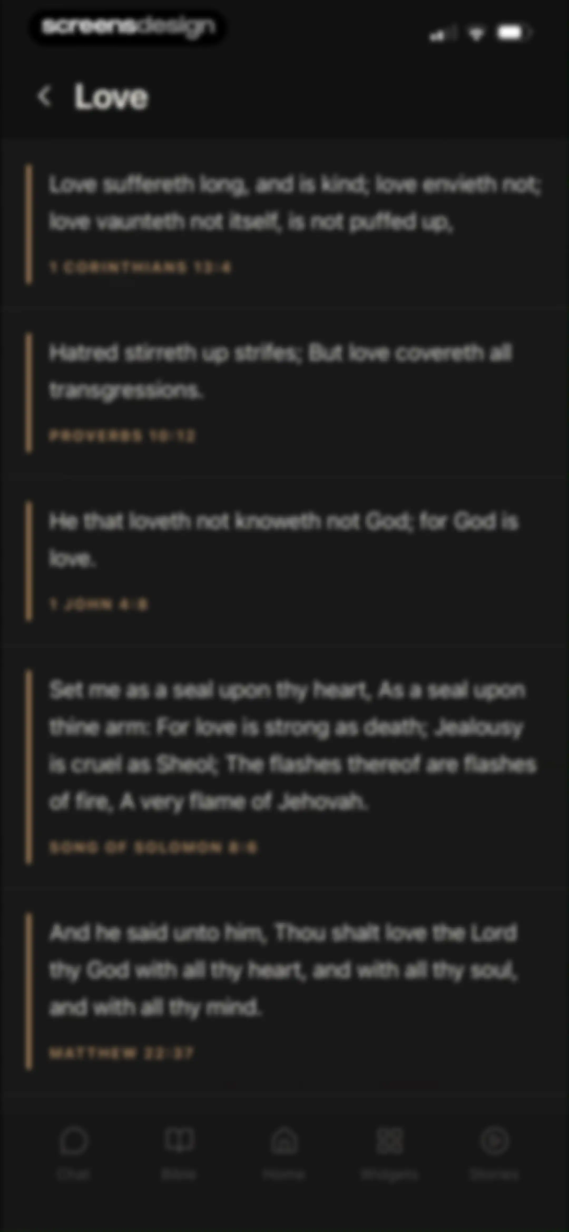 Holy Bible Widget: Daily Verse screen 116