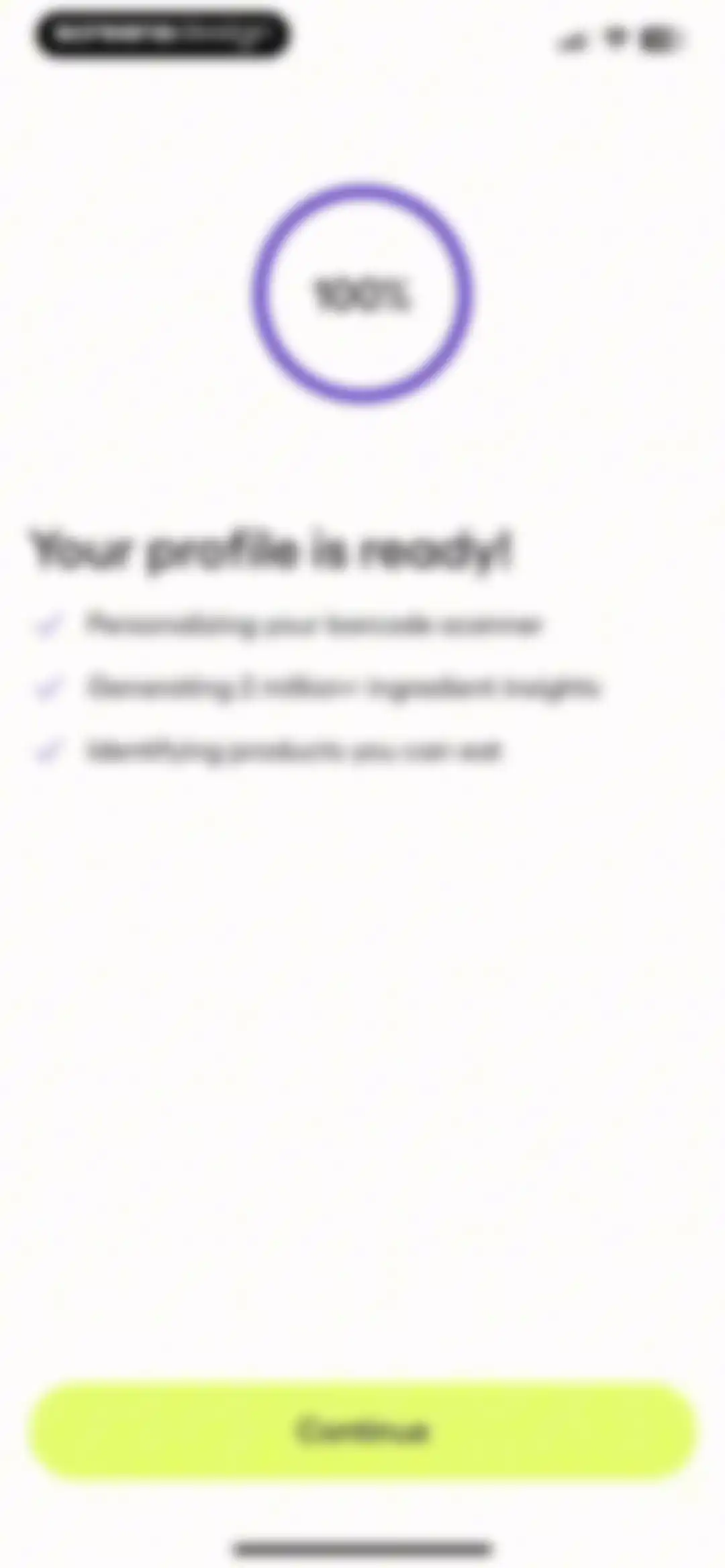 Fig: Food Scanner & Guide screen 13