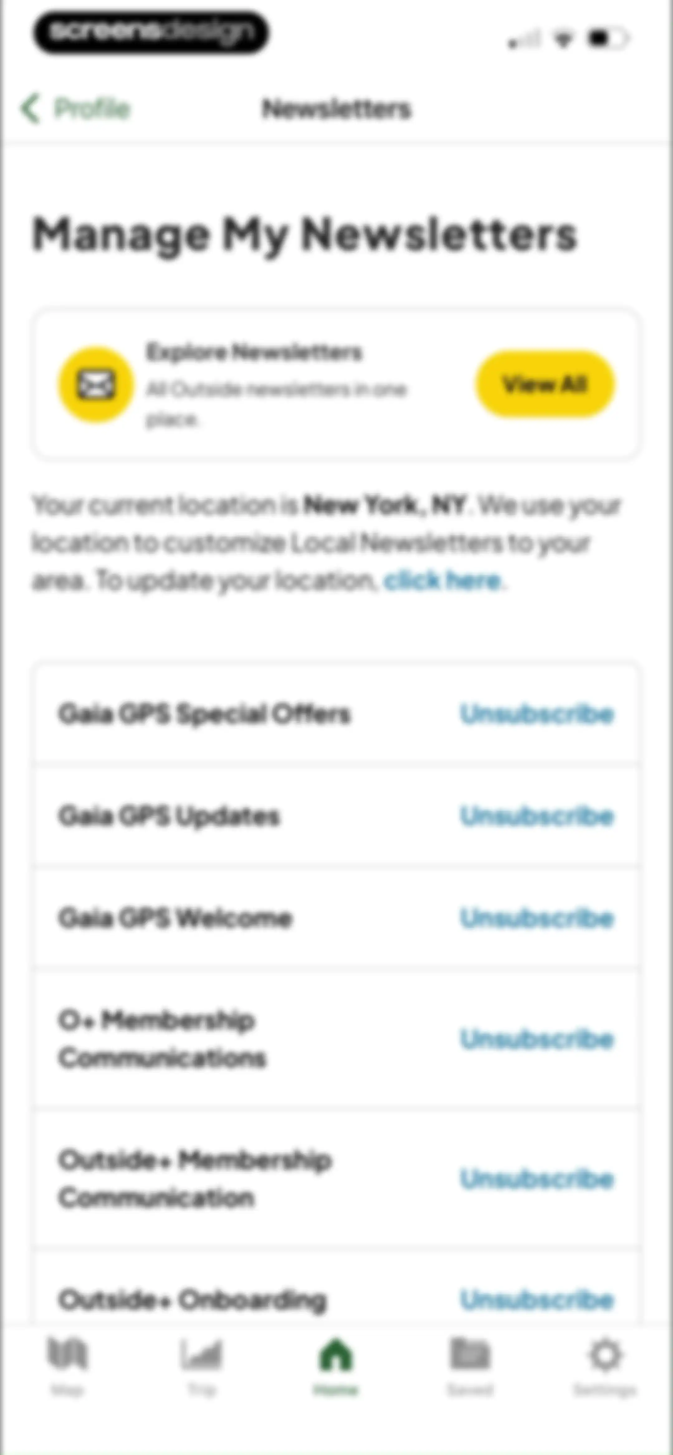 Gaia GPS: Mobile Trail Maps screen 100