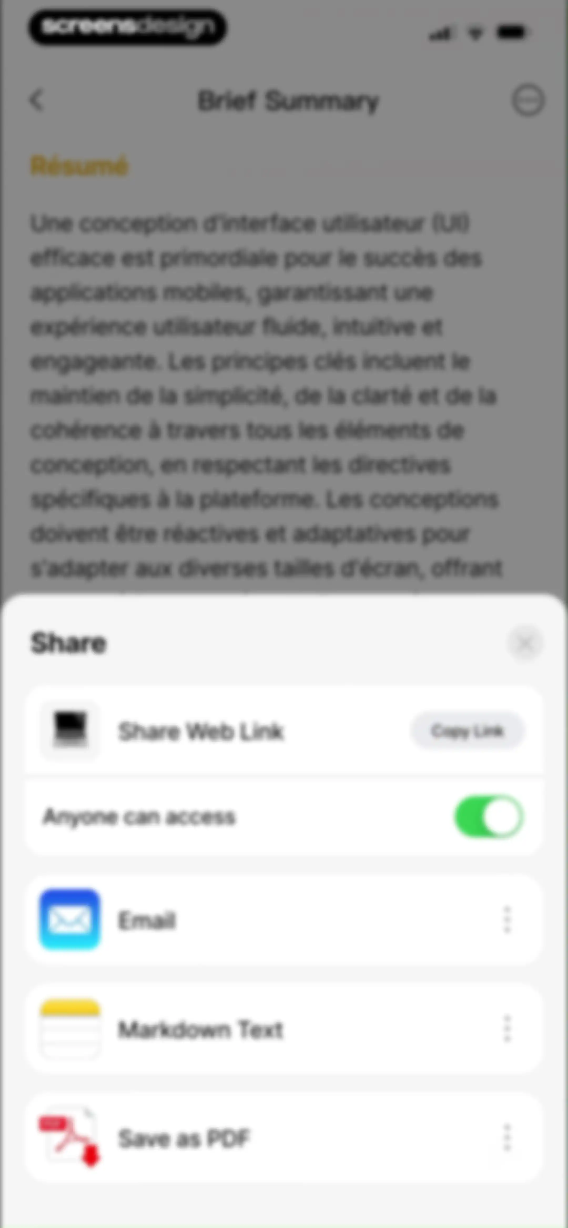 HyNote: AI Note Taker, Summary screen 31