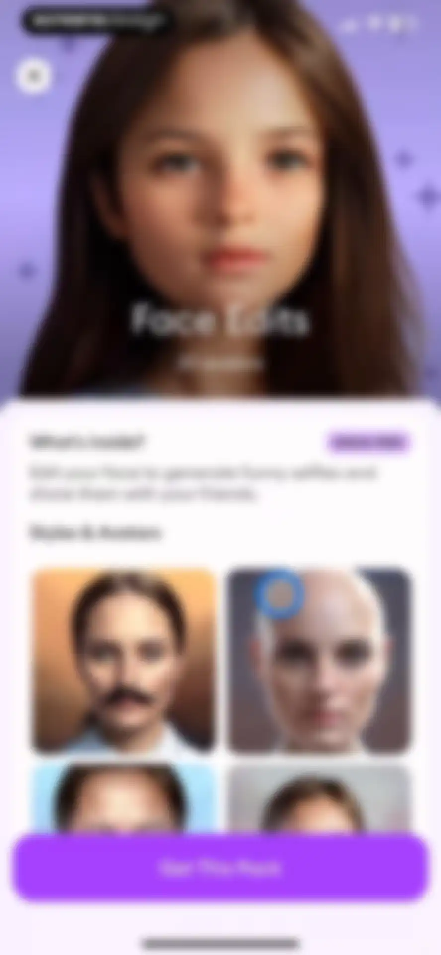 Dawn AI - Avatar generator screen 17