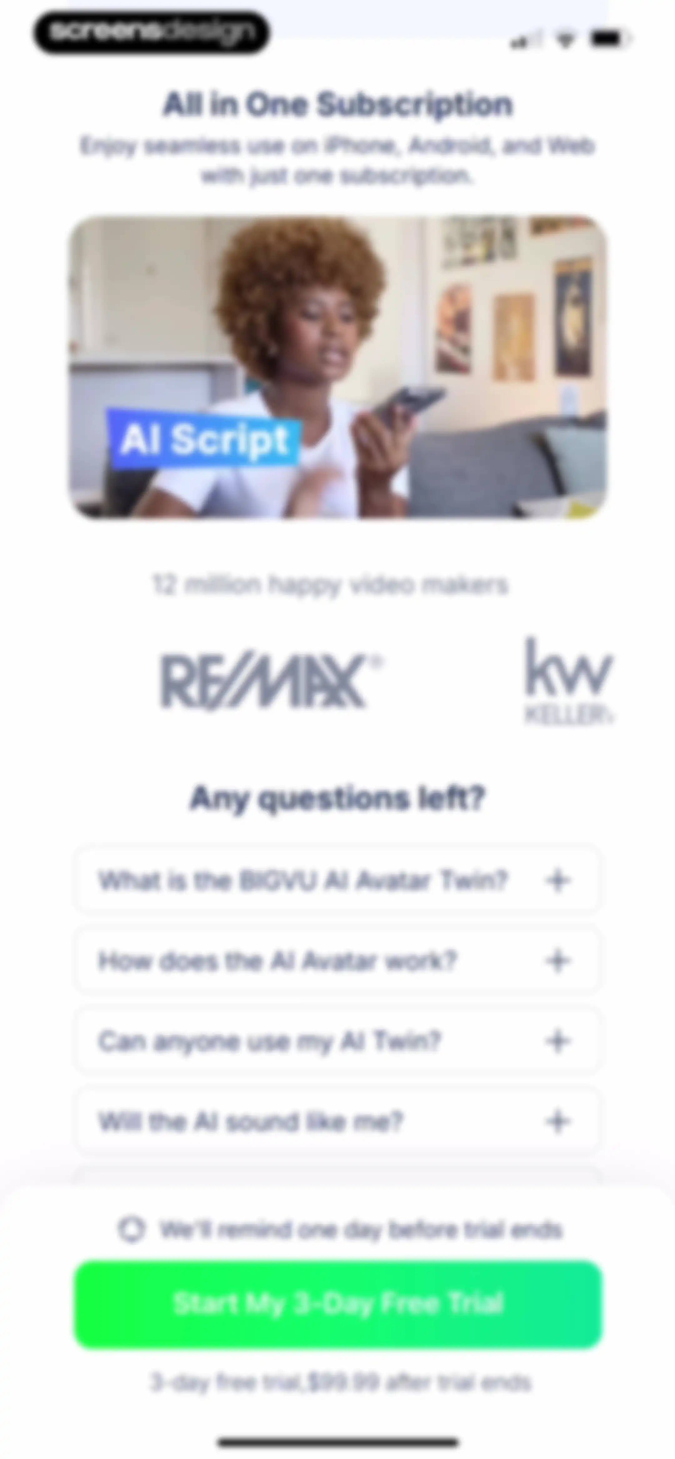 BIGVU Teleprompter Captions AI screen 10