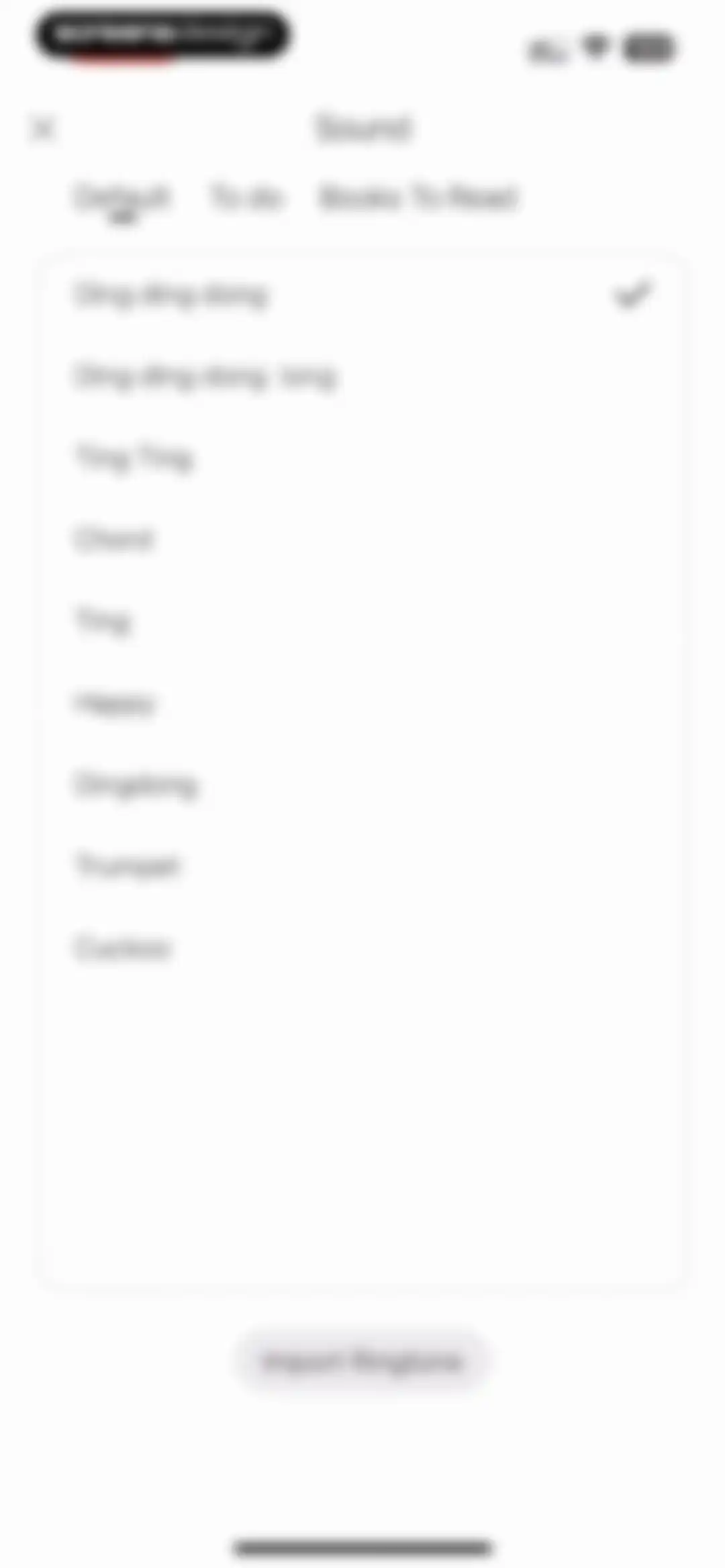To Do List MinimaList & Widget screen 100