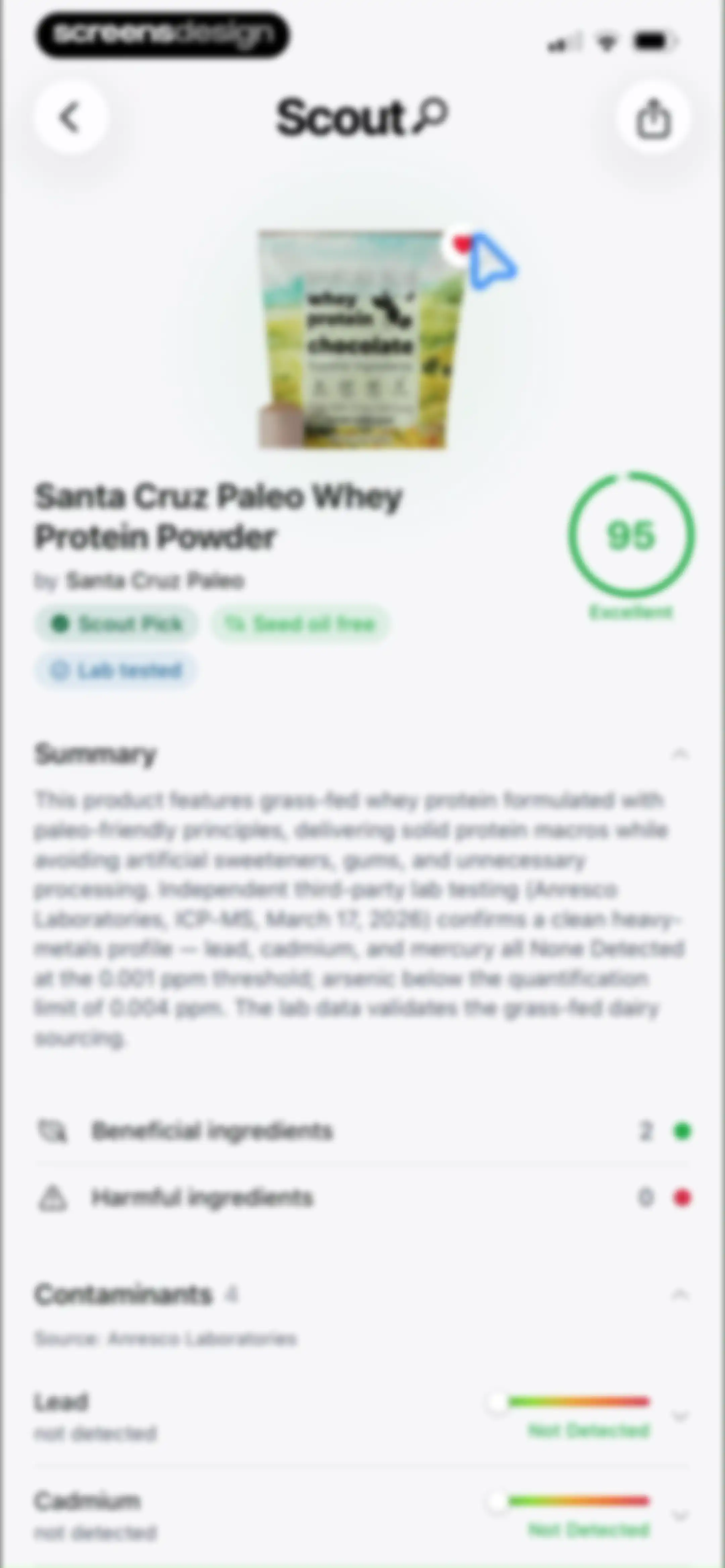 Scout - Health Analysis screen 29