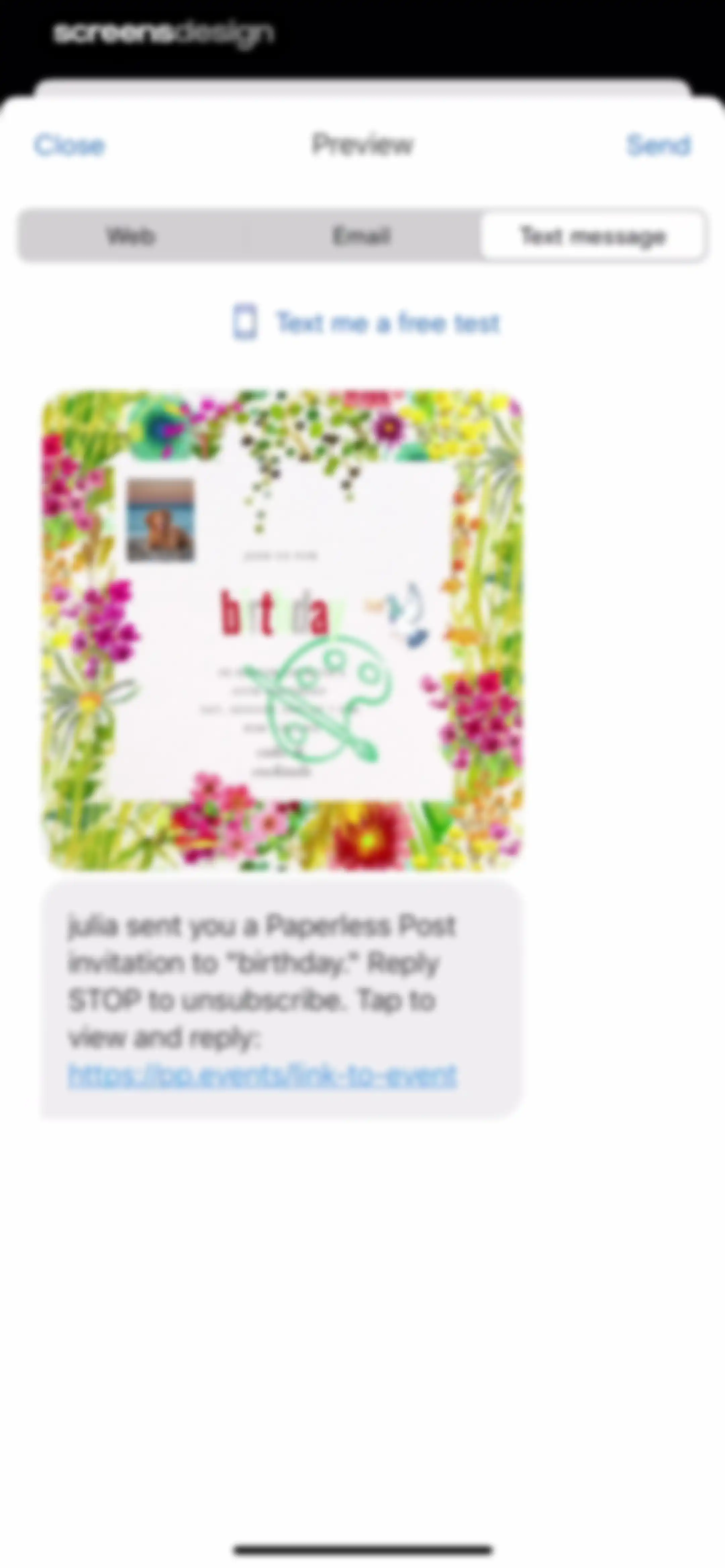 Paperless Post: Invitations screen 81