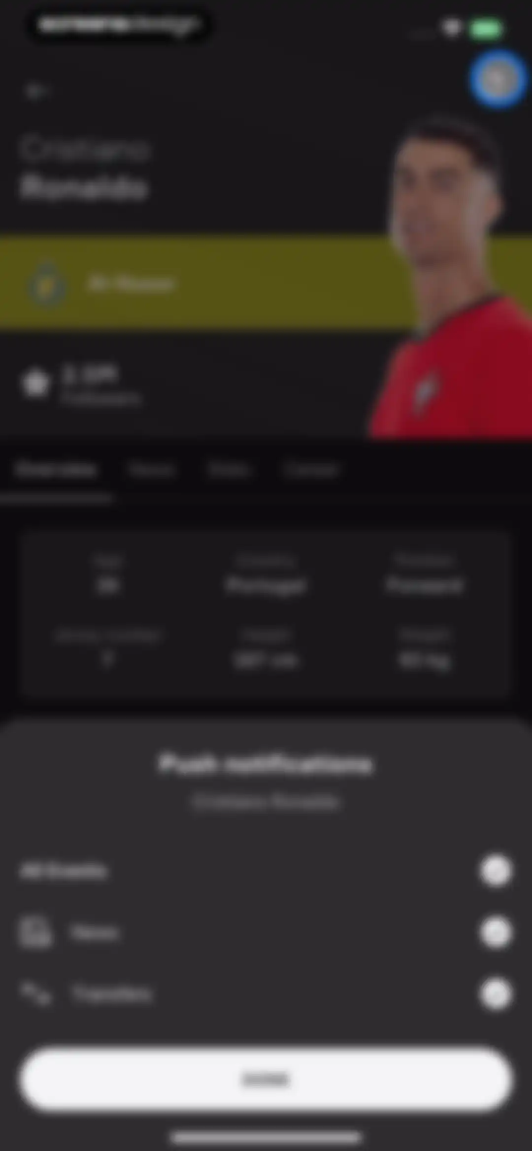 OneFootball Live Soccer scores screen 26