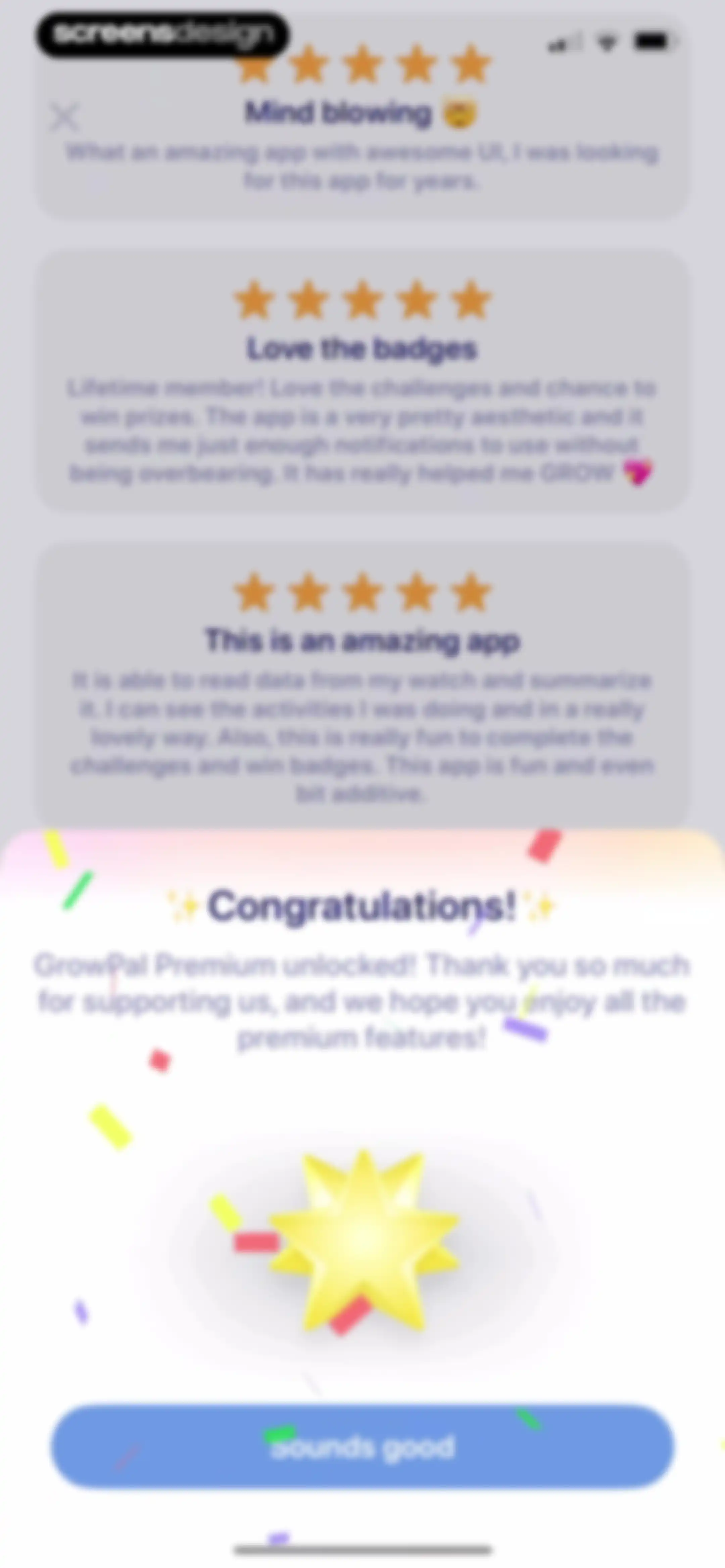Grow: Health & Fitness screen 16