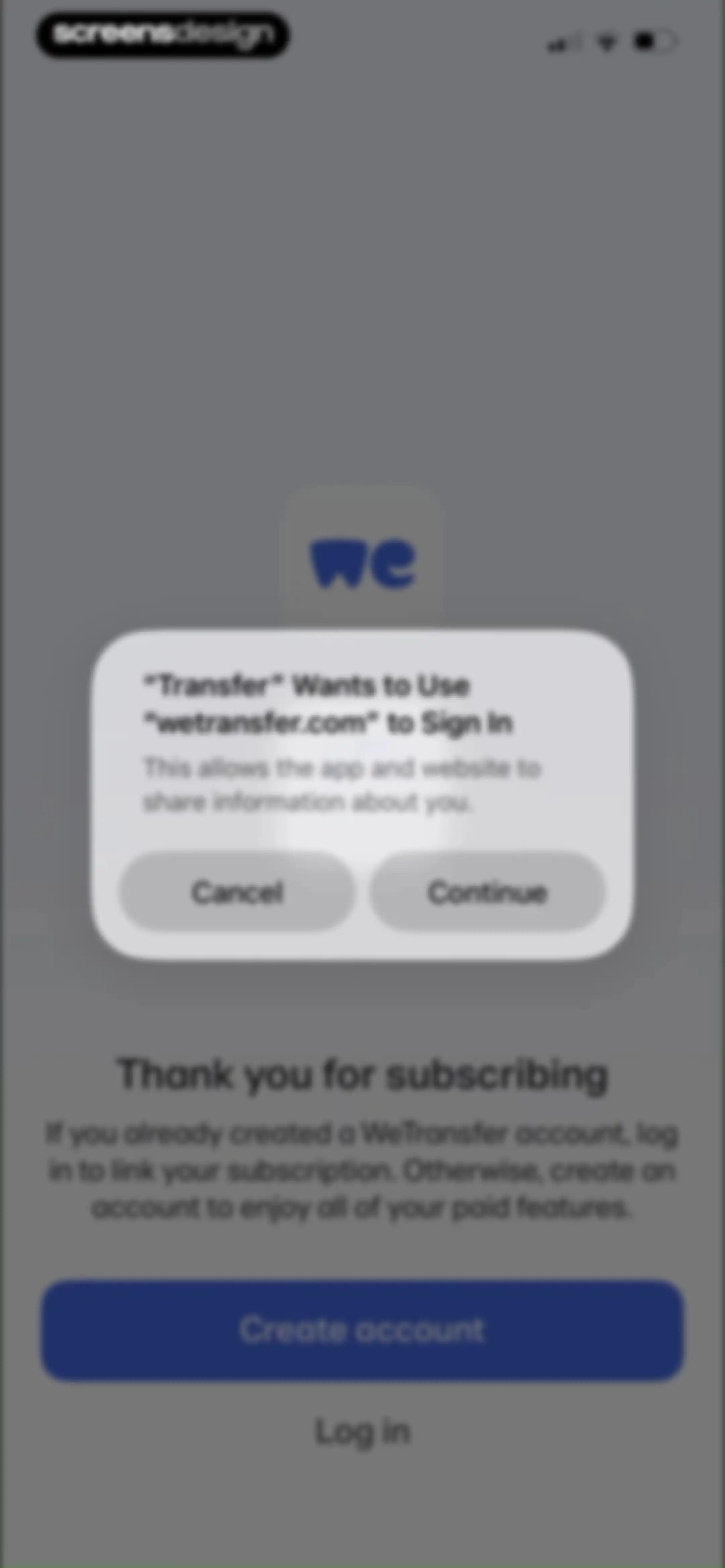 WeTransfer: Transfer Files screen 11