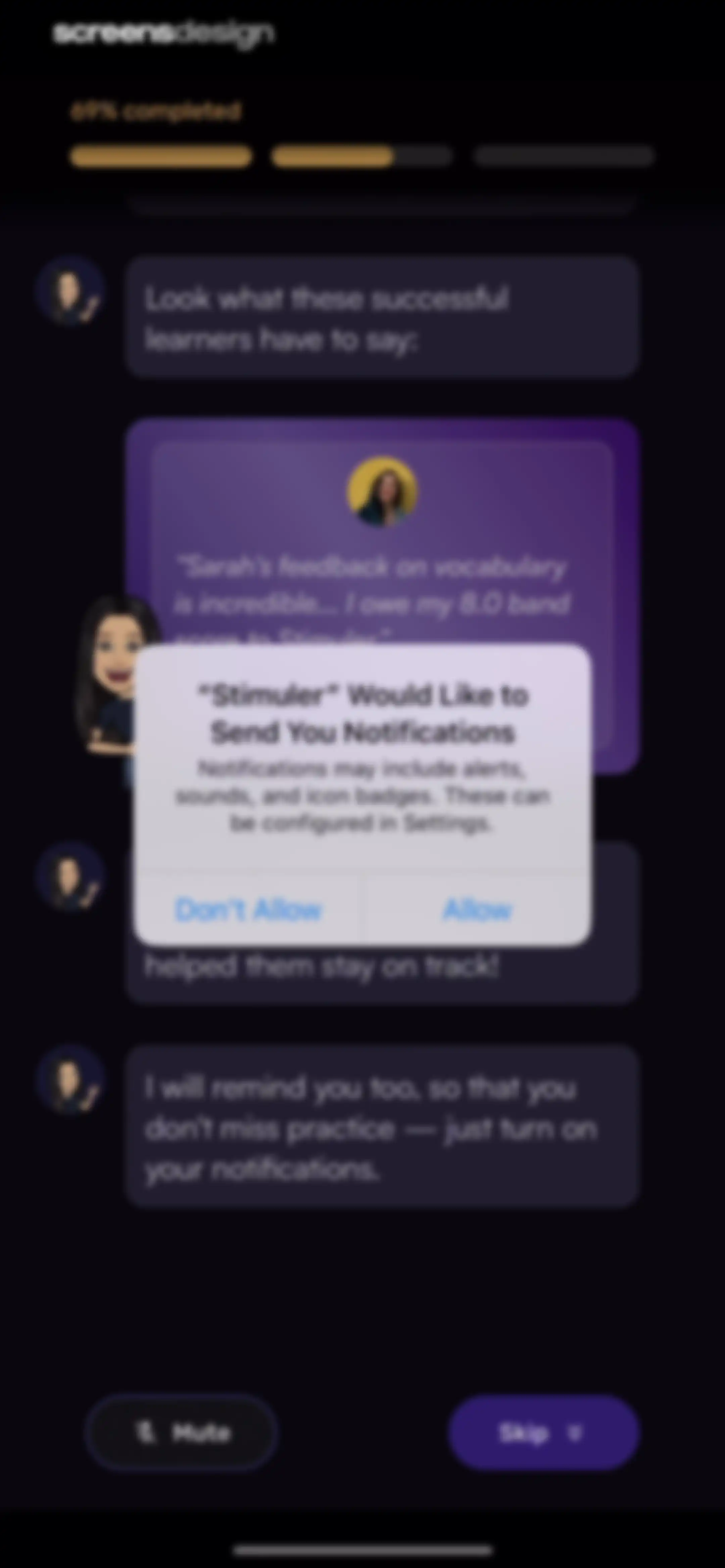 Stimuler- English Speaking App screen 15
