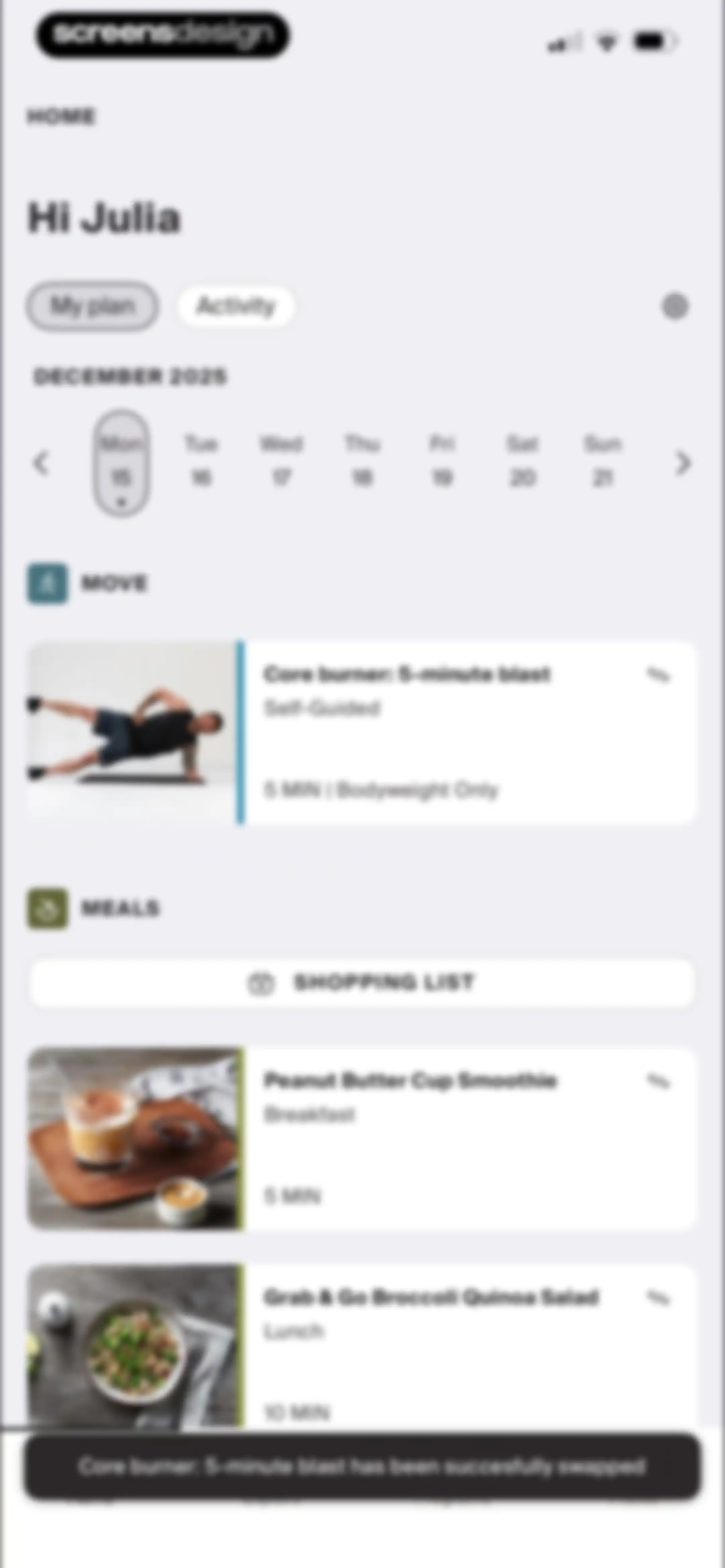 Centr: Strength & Fitness App screen 60