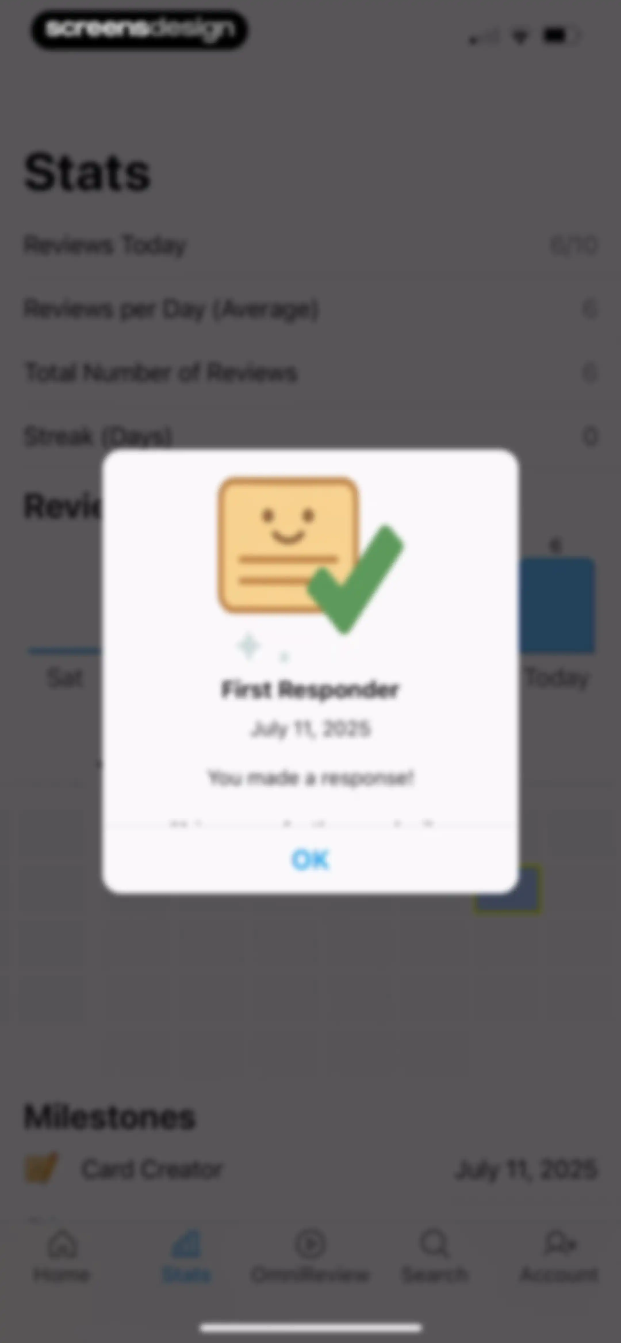 AlgoApp - Flashcards screen 83