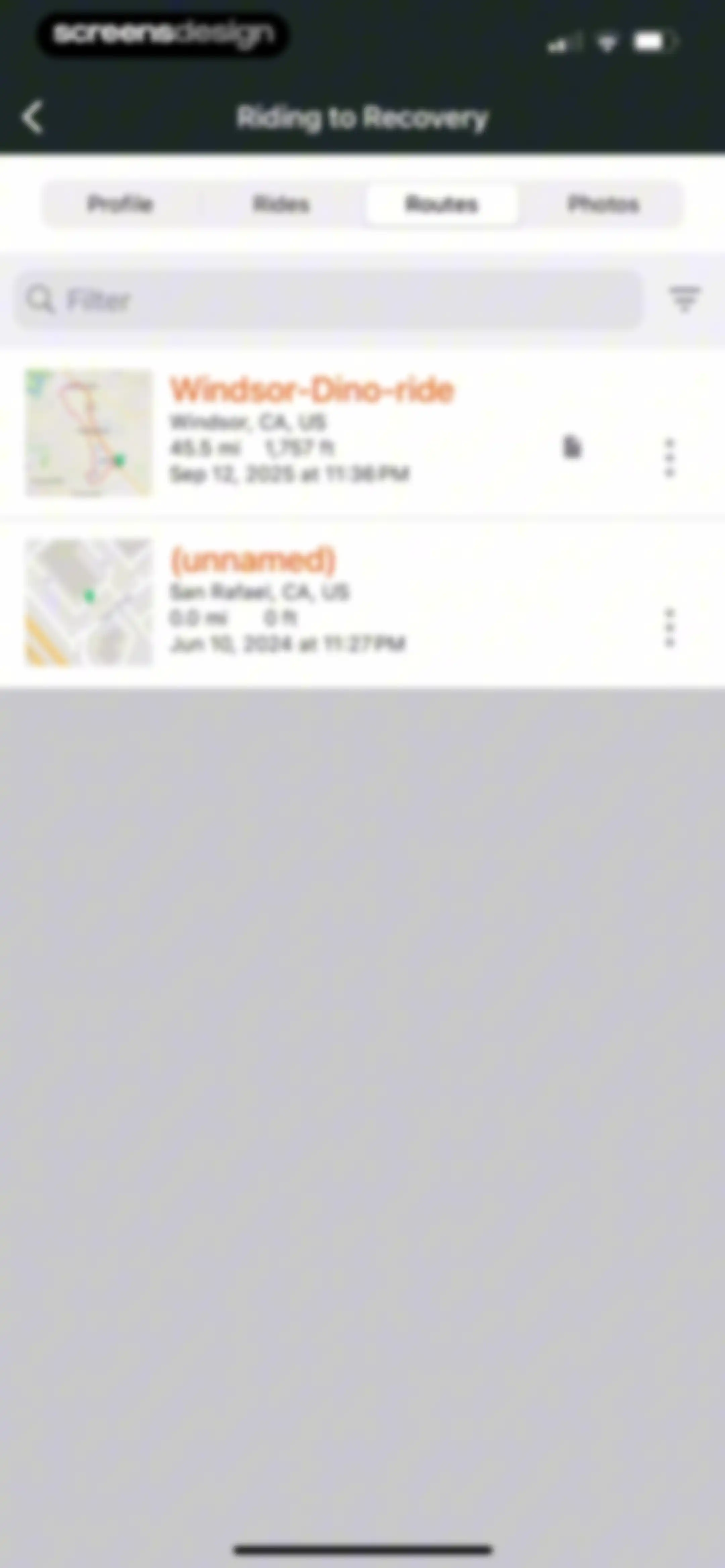 Ride with GPS: Bike Navigation screen 168