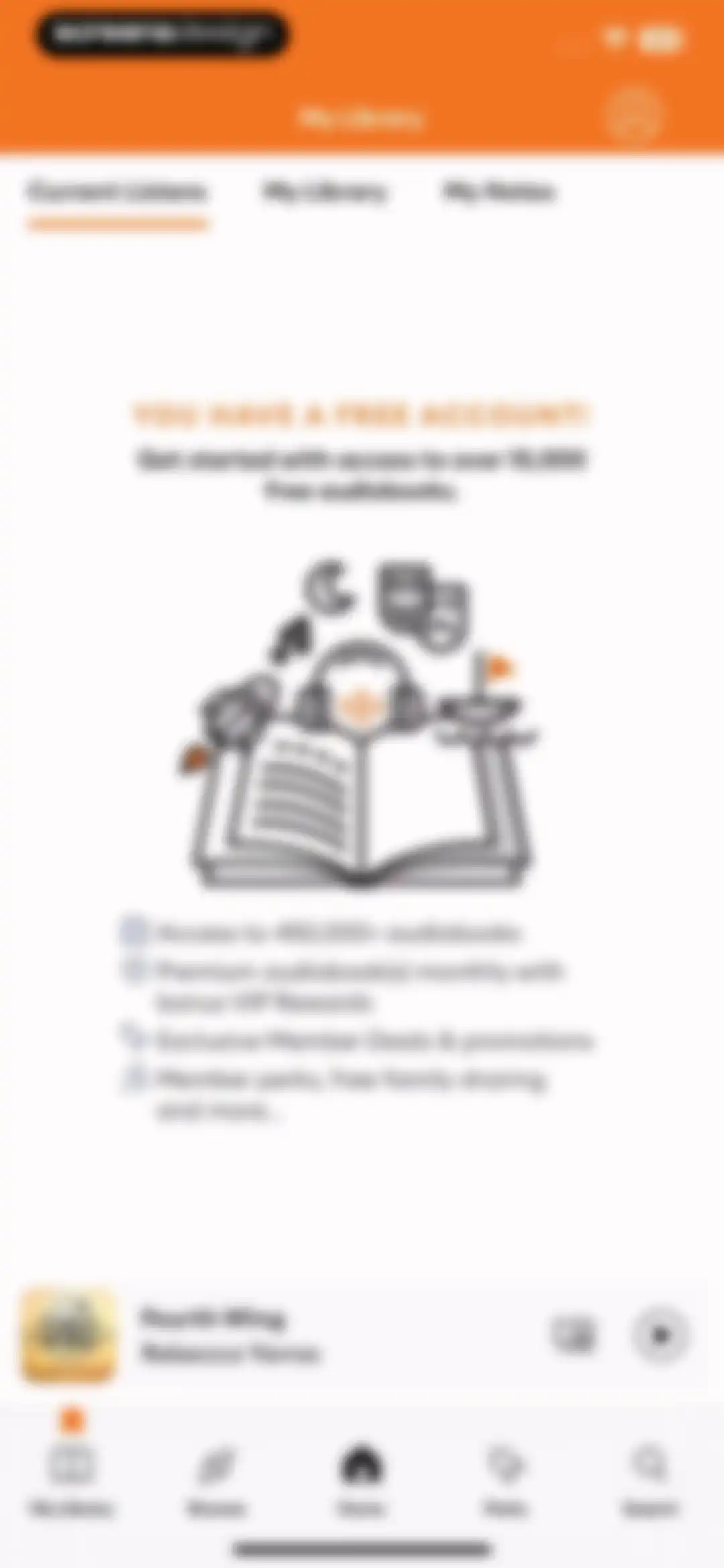 Audiobooks.com: Get audiobooks screen 25