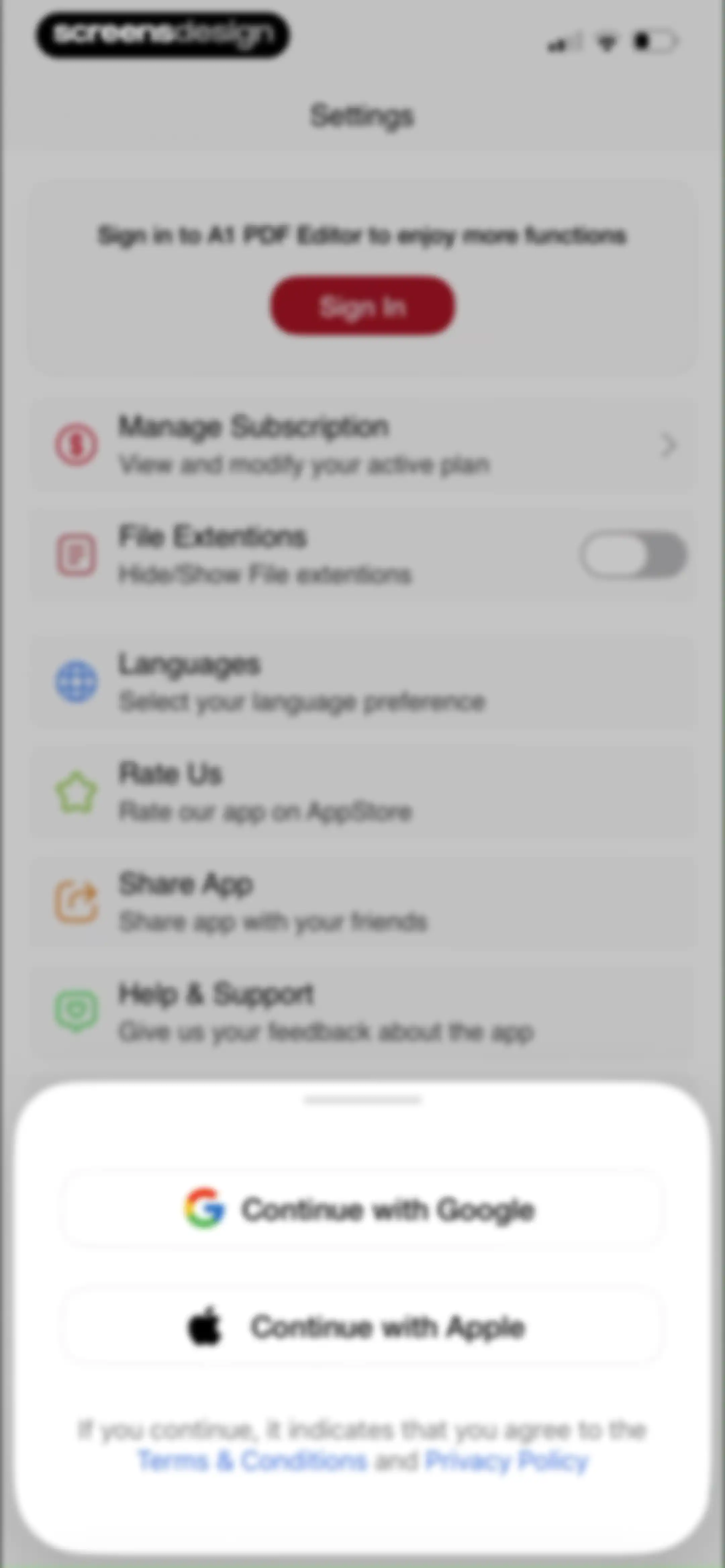 PDF Editor: Read, Scan & Sign screen 131