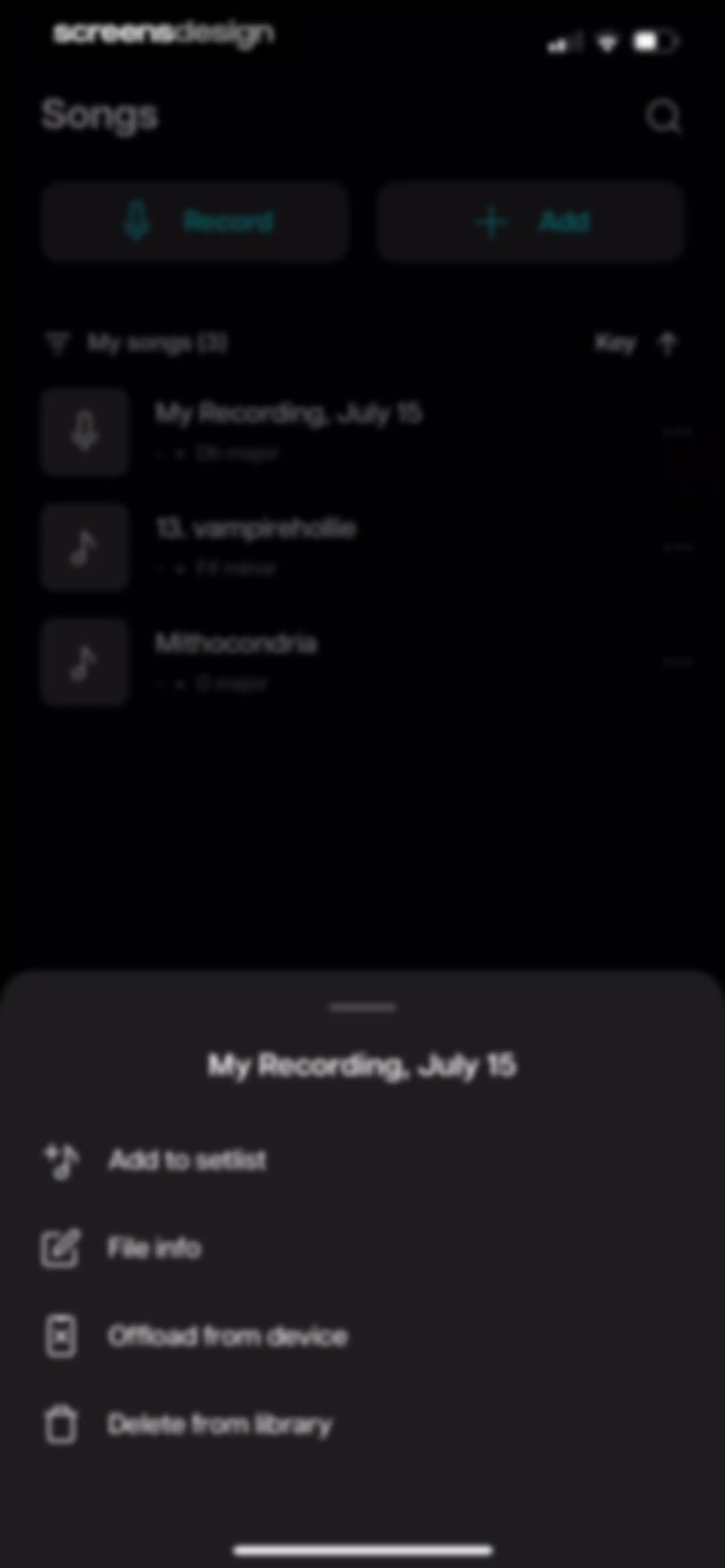 Moises: The Musician's App screen 57