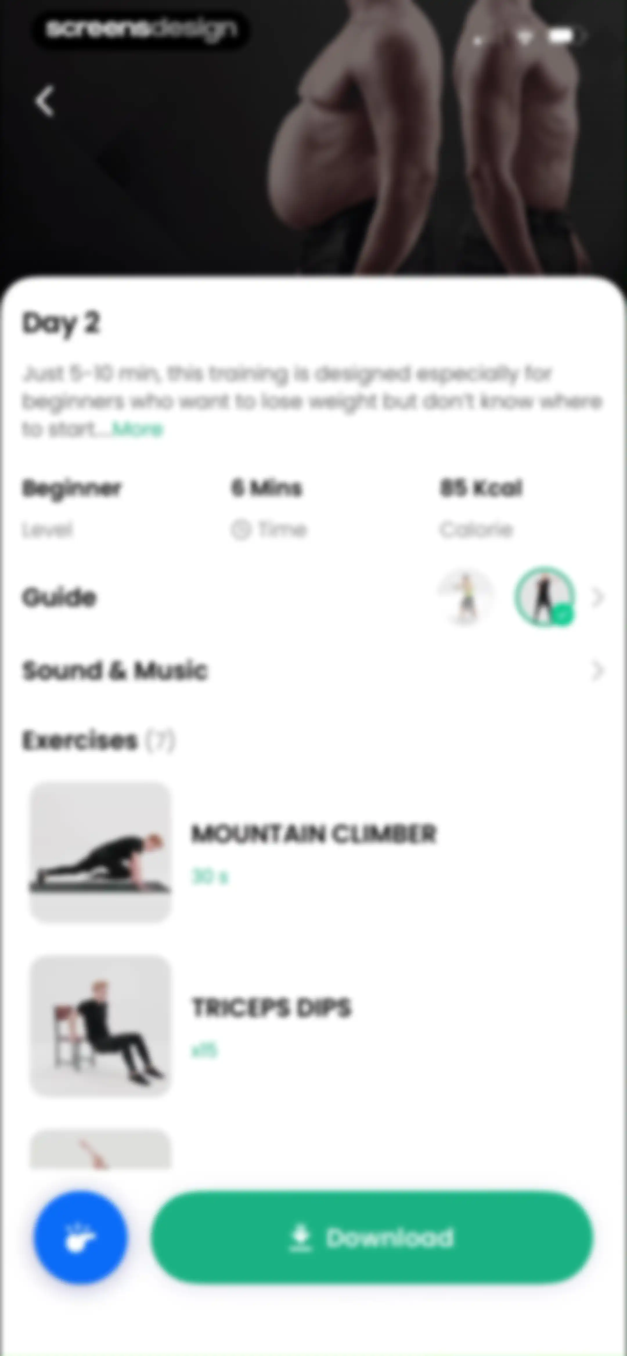 Lose Weight for Men at Home screen 96